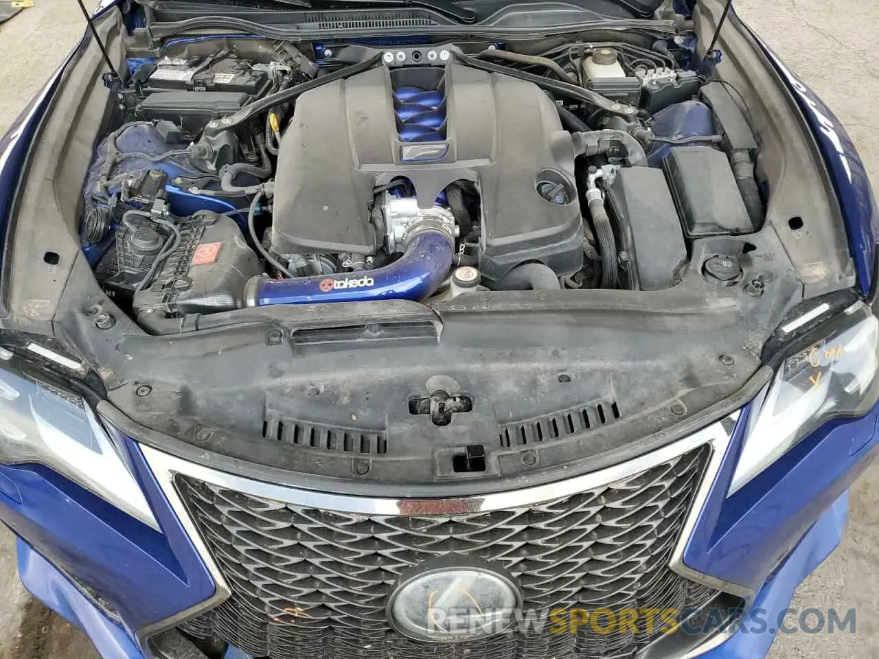 11 fotografías del automóvil dañado JTHDP5BC6L5007610 LEXUS RC 2020