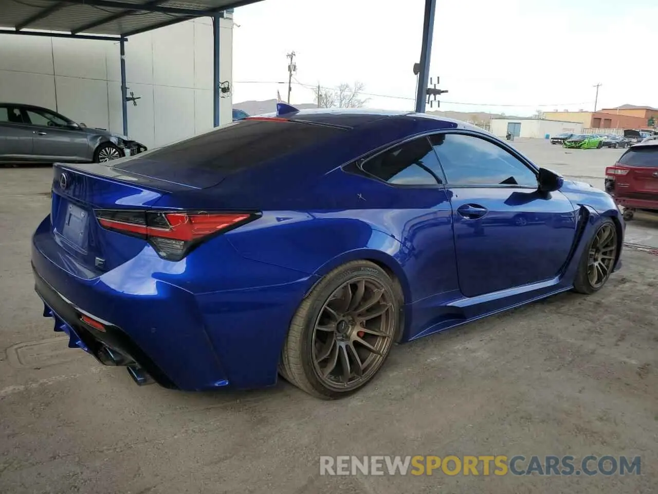 3 fotografías del automóvil dañado JTHDP5BC6L5007610 LEXUS RC 2020