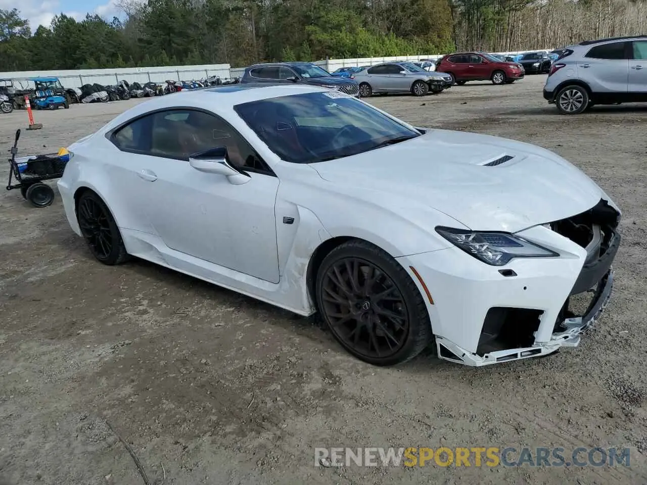 4 fotografías del automóvil dañado JTHDP5BC9M5008266 LEXUS RC 2021