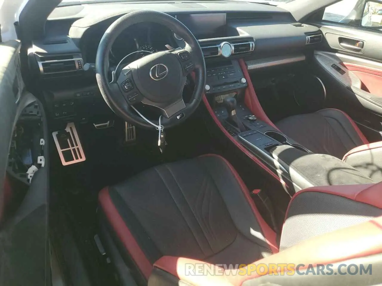8 fotografías del automóvil dañado JTHDP5BC9M5008266 LEXUS RC 2021