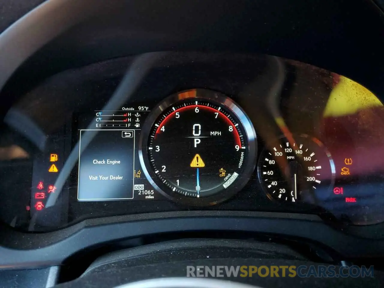 9 fotografías del automóvil dañado JTHDP5BC3N5008409 LEXUS RC 2022