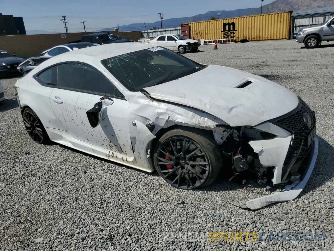 4 fotografías del automóvil dañado JTHAP5BC3R5008936 LEXUS RC 2024