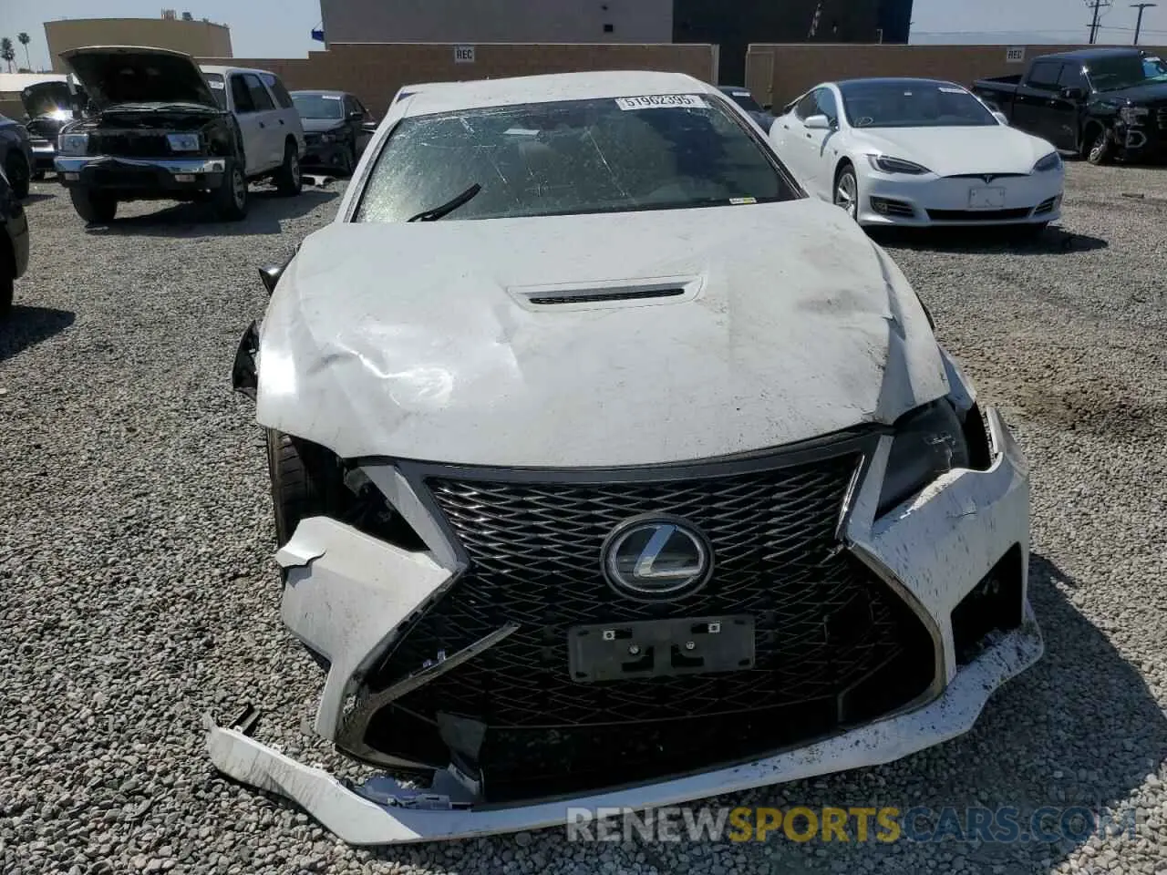 5 fotografías del automóvil dañado JTHAP5BC3R5008936 LEXUS RC 2024