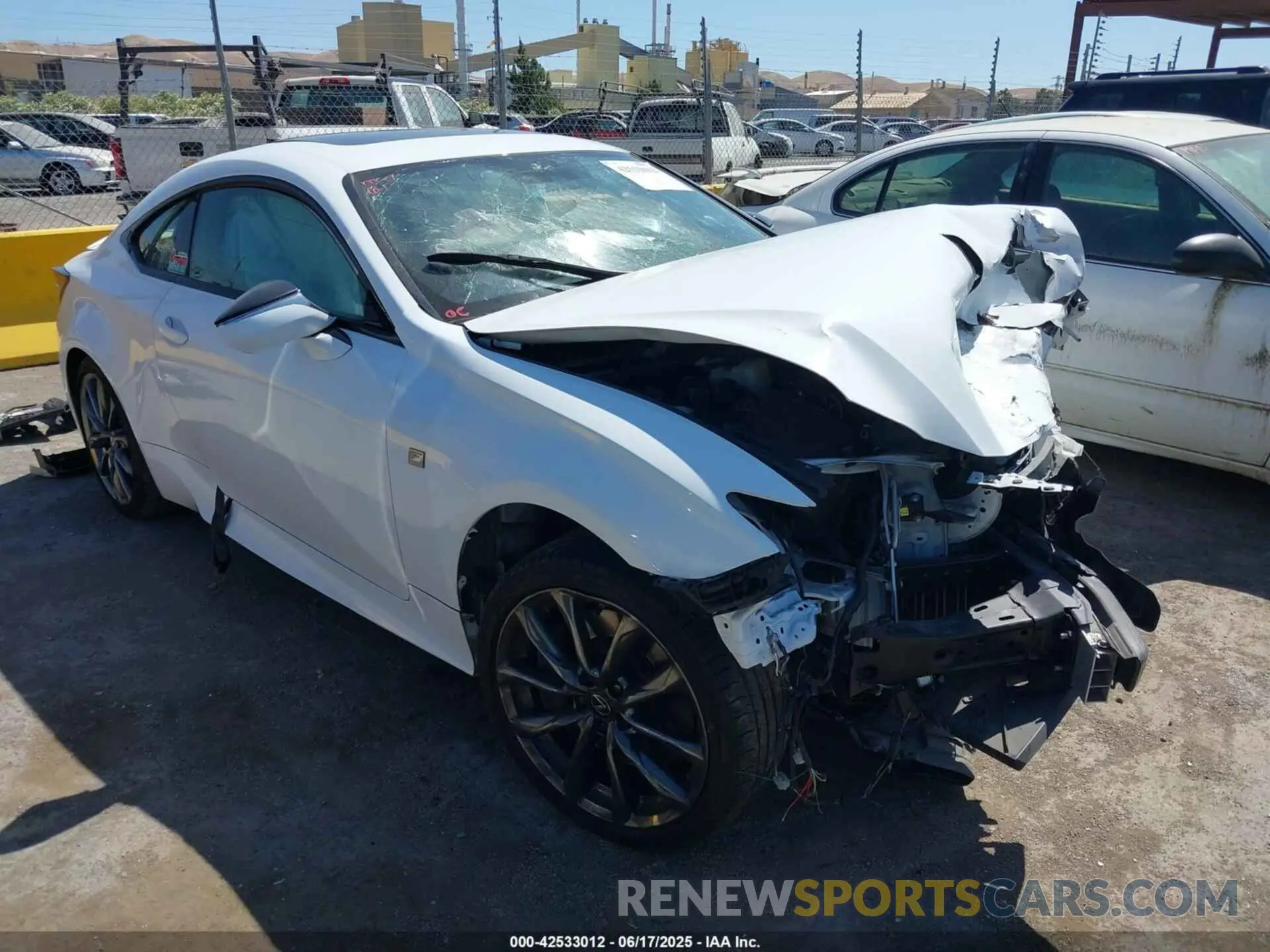 1 fotografías del automóvil dañado JTHHA5BC0K5009659 LEXUS RC 300 2019