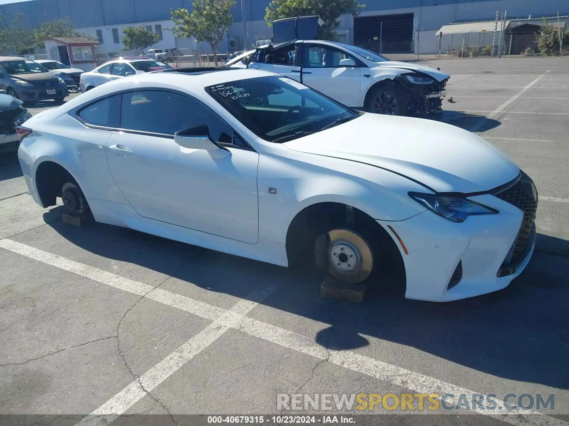 1 fotografías del automóvil dañado JTHHA5BC4K5009762 LEXUS RC 300 2019