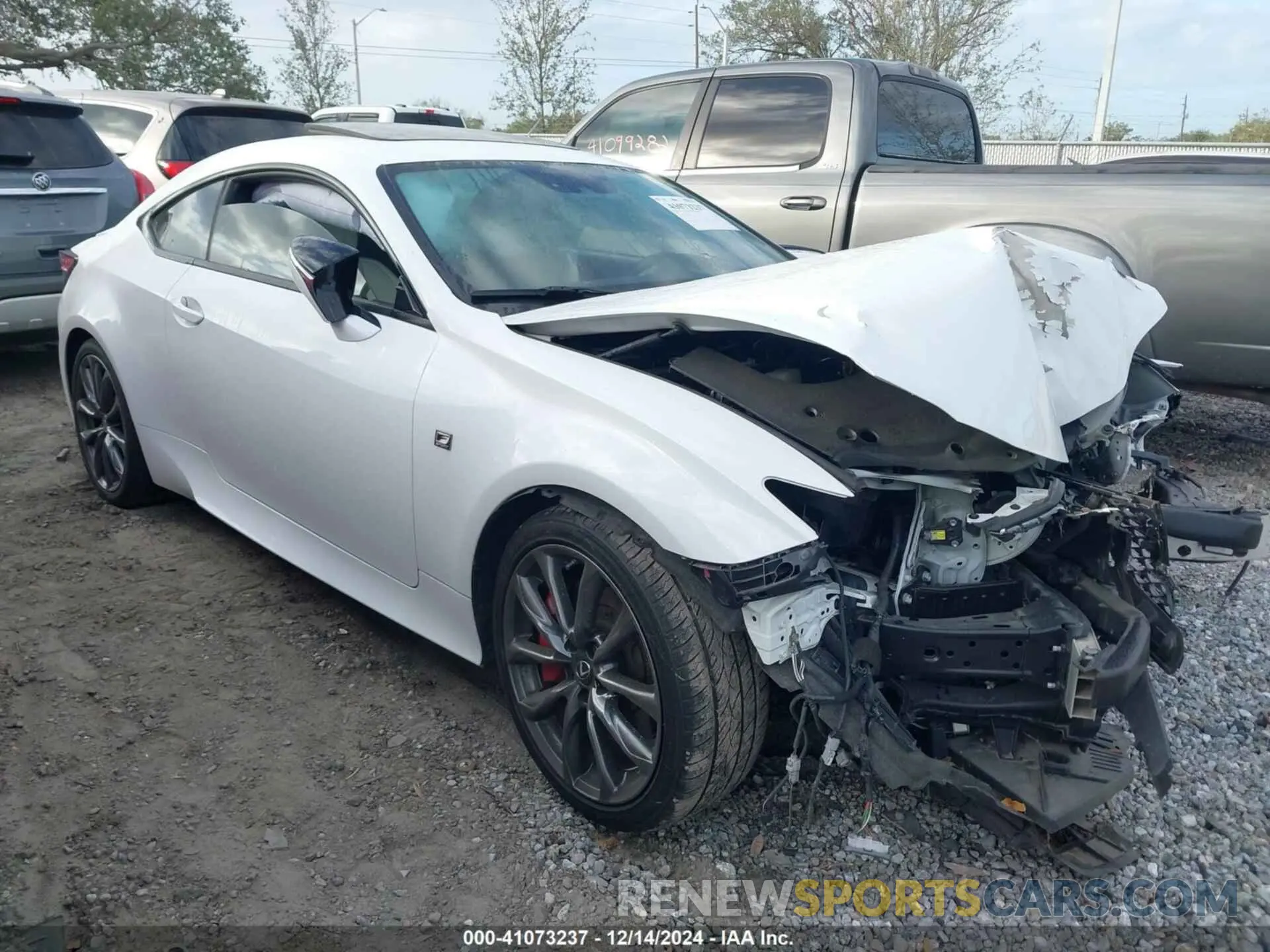 1 fotografías del automóvil dañado JTHHA5BC6K5009813 LEXUS RC 300 2019