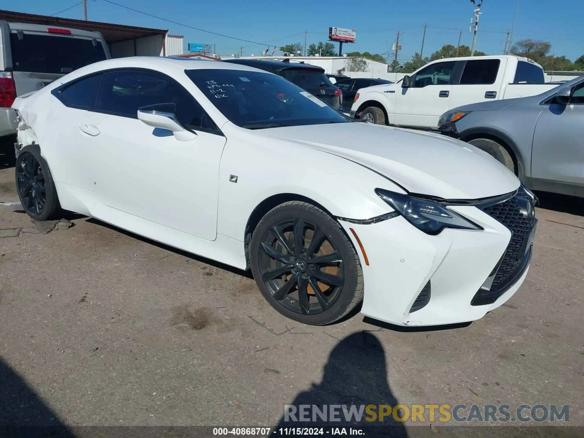 1 fotografías del automóvil dañado JTHHA5BC7K5010209 LEXUS RC 300 2019