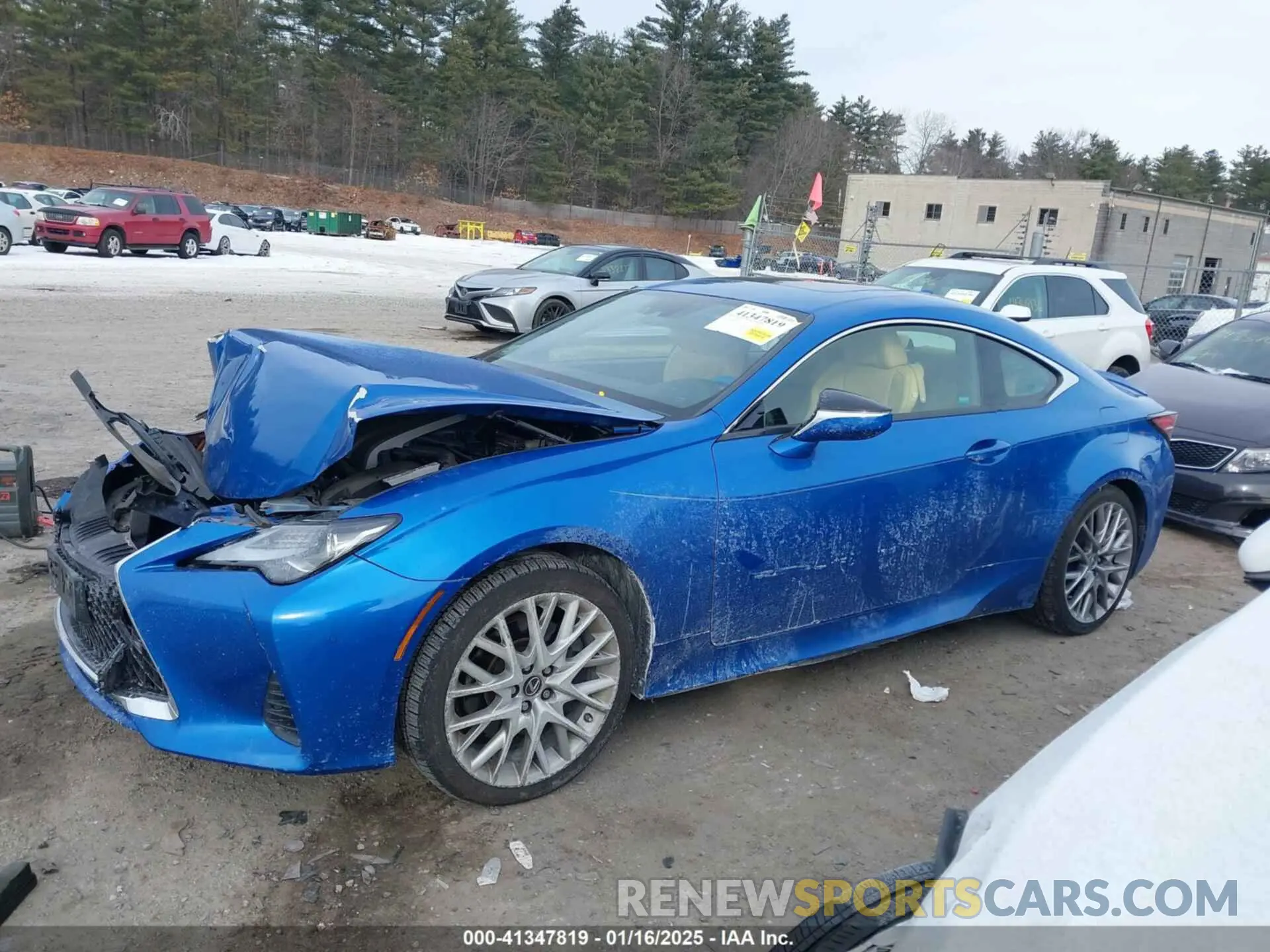 13 fotografías del automóvil dañado JTHS85BC6K5004581 LEXUS RC 300 2019
