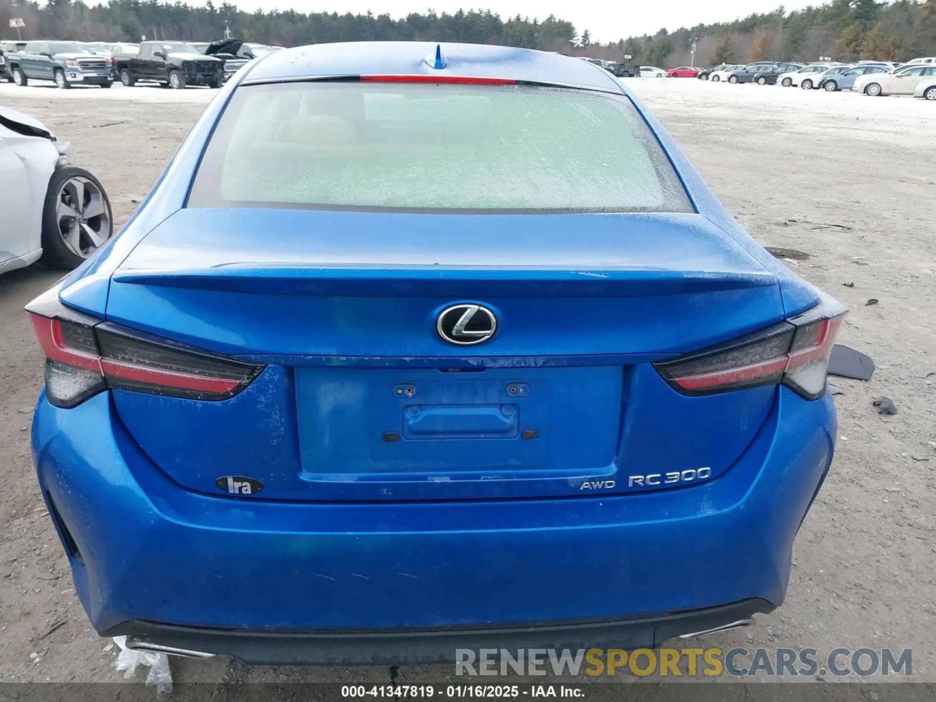15 fotografías del automóvil dañado JTHS85BC6K5004581 LEXUS RC 300 2019