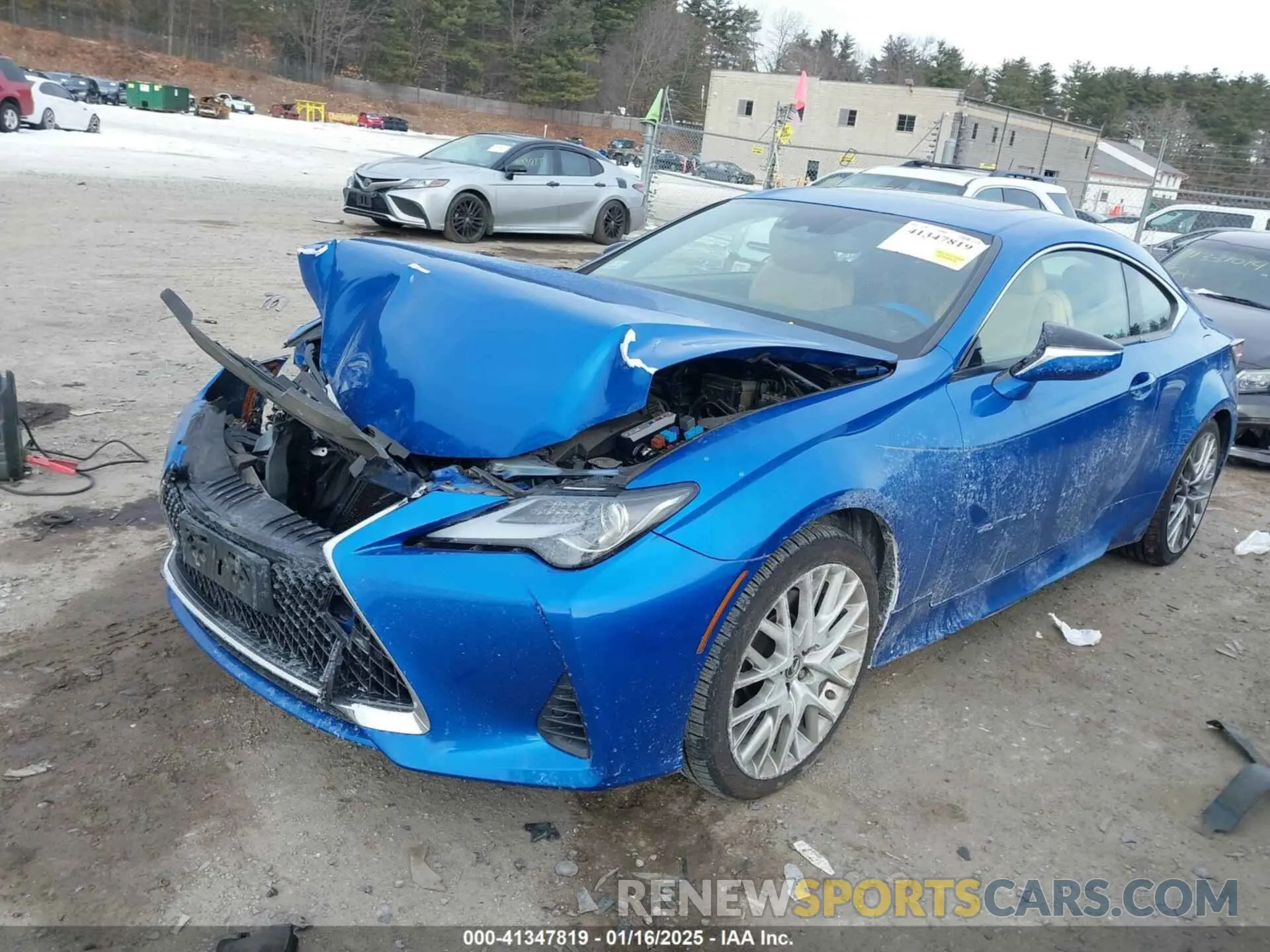 6 fotografías del automóvil dañado JTHS85BC6K5004581 LEXUS RC 300 2019