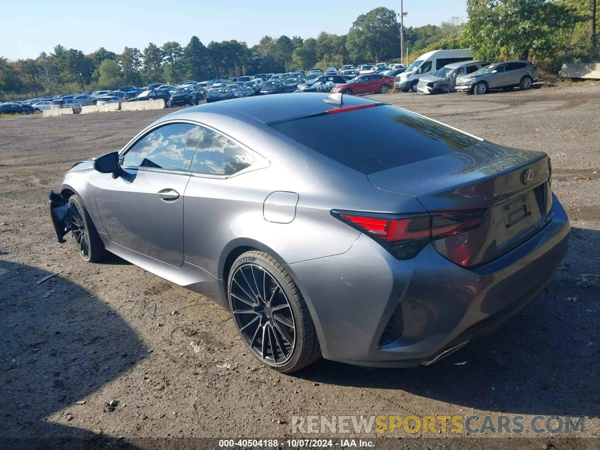 3 fotografías del automóvil dañado JTHS85BCXK5005426 LEXUS RC 300 2019