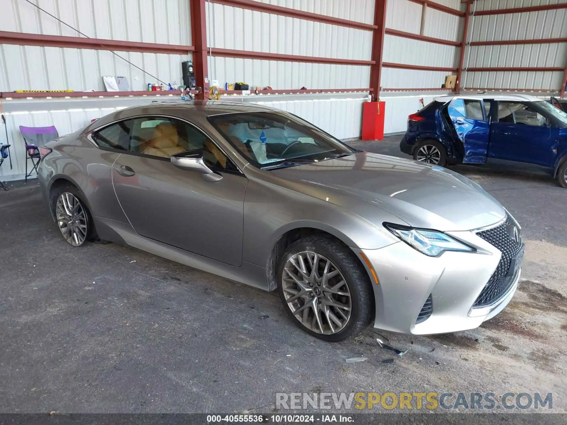 1 fotografías del automóvil dañado JTHD85EC5L5005761 LEXUS RC 300 2020