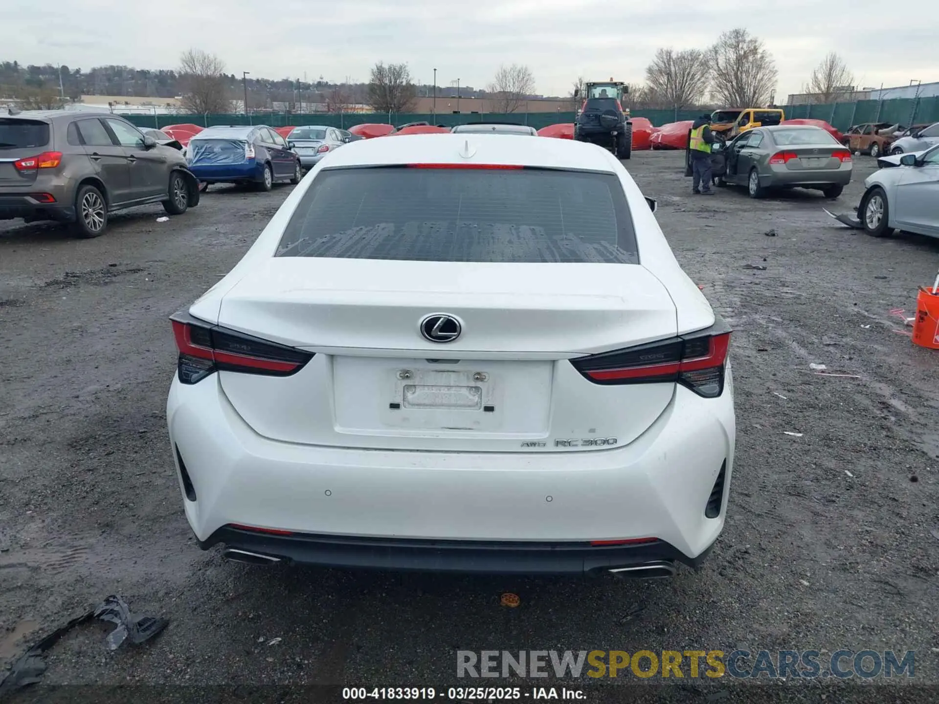 17 fotografías del automóvil dañado JTHD85EC7M5006203 LEXUS RC 300 2021