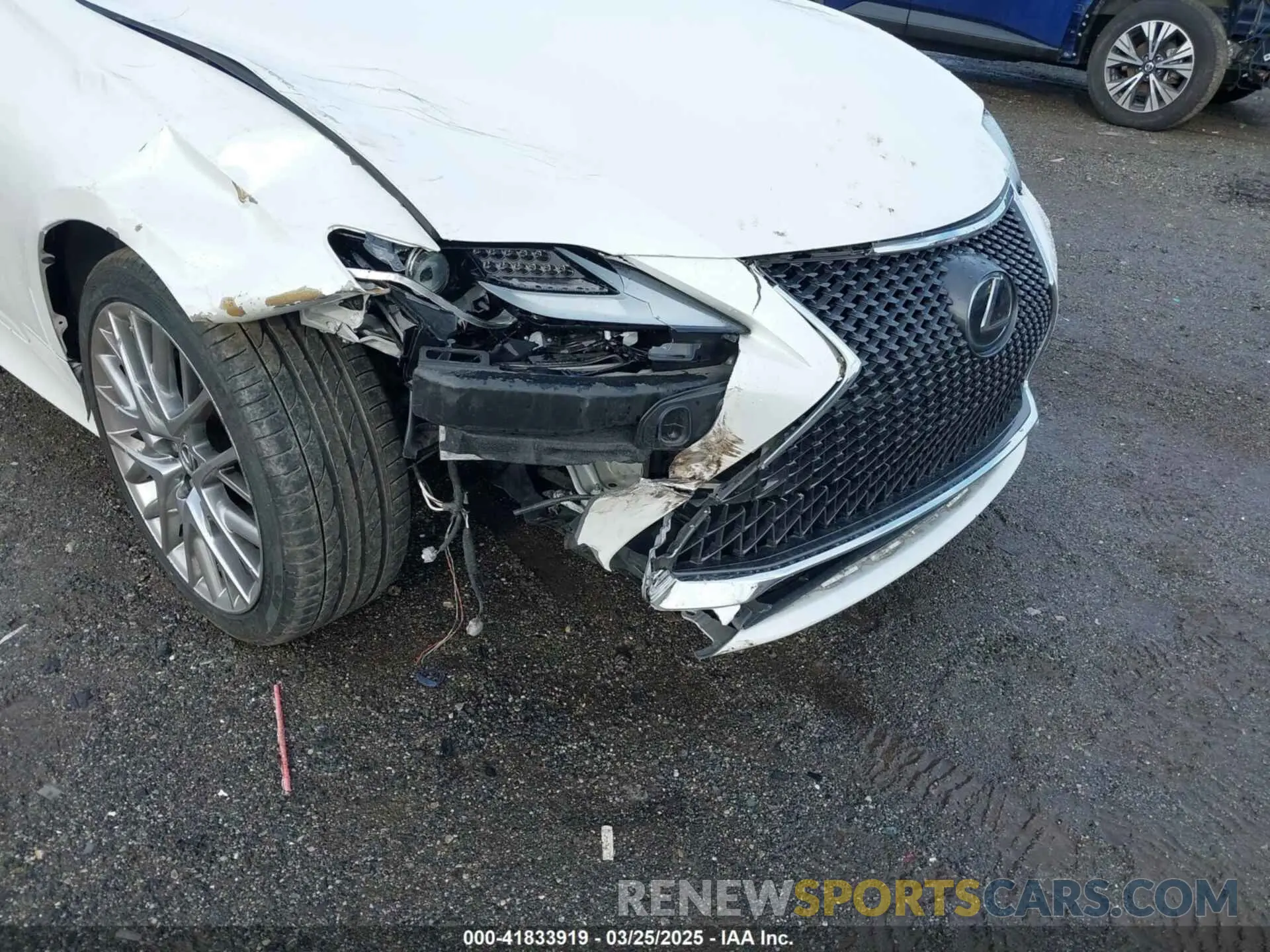 6 fotografías del automóvil dañado JTHD85EC7M5006203 LEXUS RC 300 2021