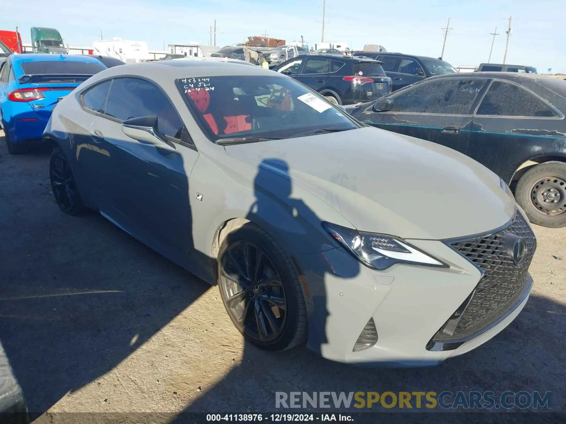 1 fotografías del automóvil dañado JTHGA5BC0P5012550 LEXUS RC 300 2023