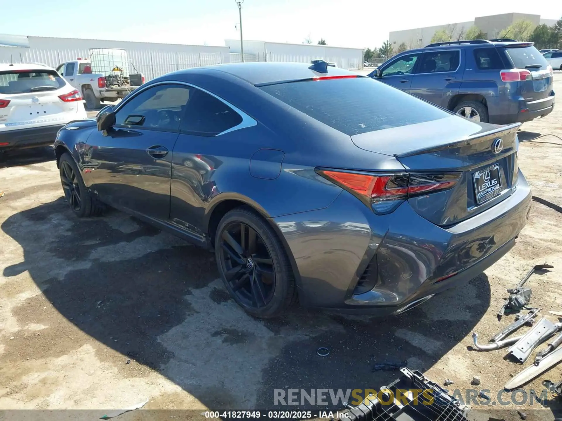 3 fotografías del automóvil dañado JTHDA5BC4R5012766 LEXUS RC 300 2024