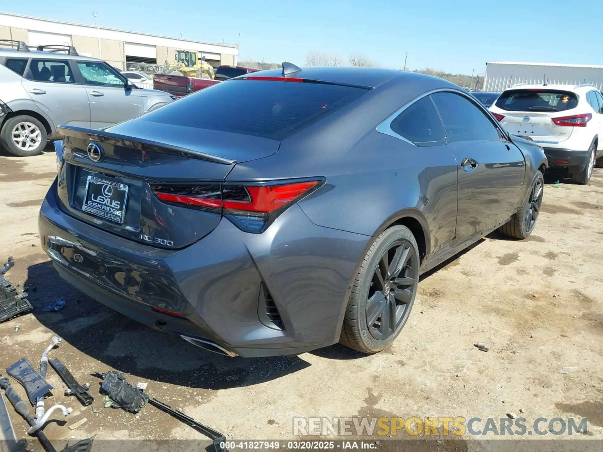 4 fotografías del automóvil dañado JTHDA5BC4R5012766 LEXUS RC 300 2024