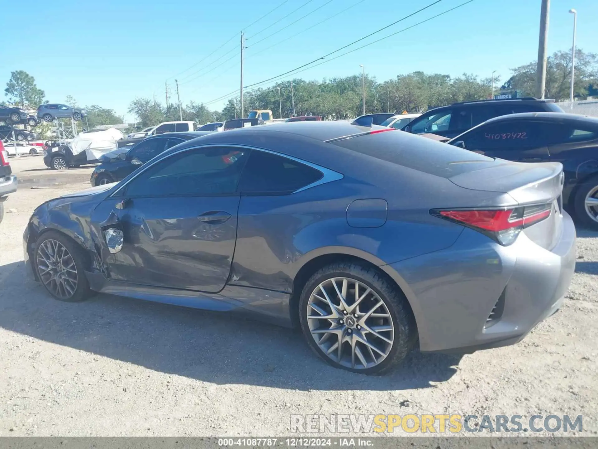 14 fotografías del automóvil dañado JTHHZ5BC5K5019967 LEXUS RC 350 2019