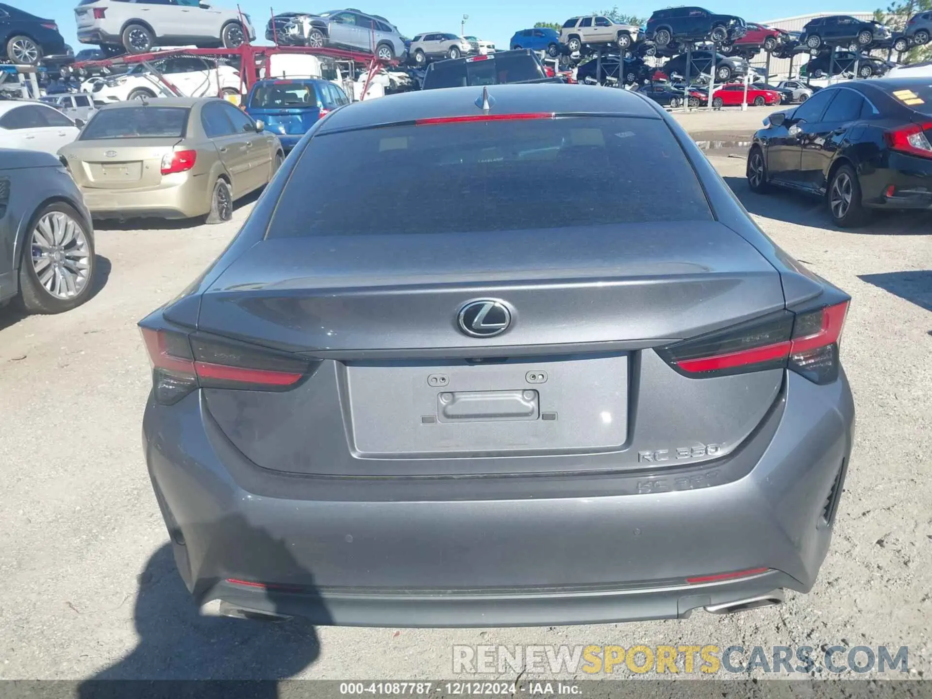 16 fotografías del automóvil dañado JTHHZ5BC5K5019967 LEXUS RC 350 2019