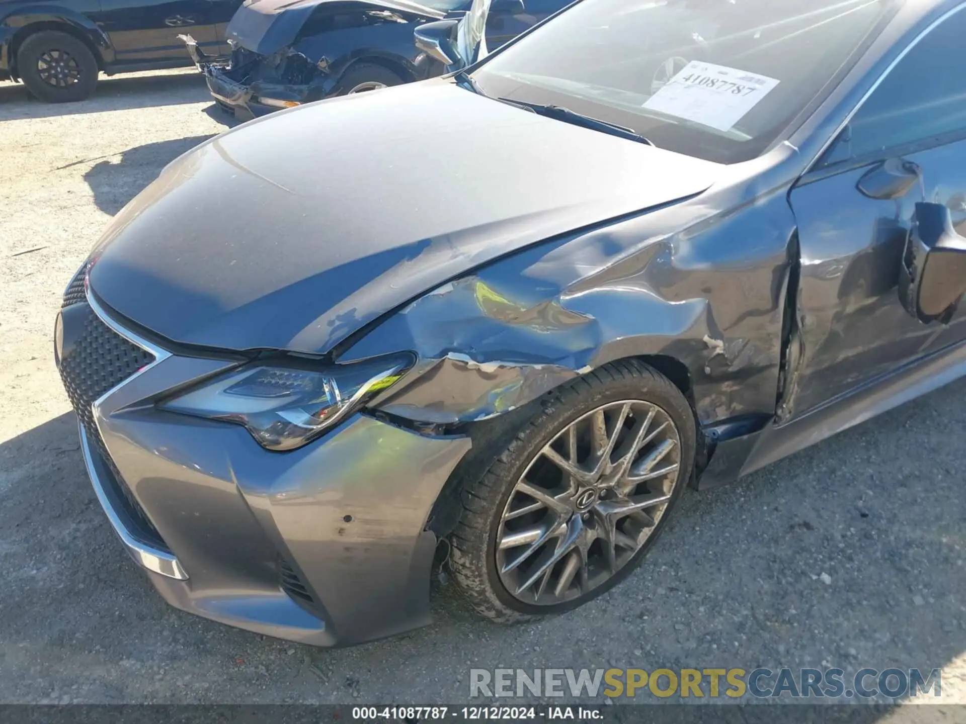 6 fotografías del automóvil dañado JTHHZ5BC5K5019967 LEXUS RC 350 2019