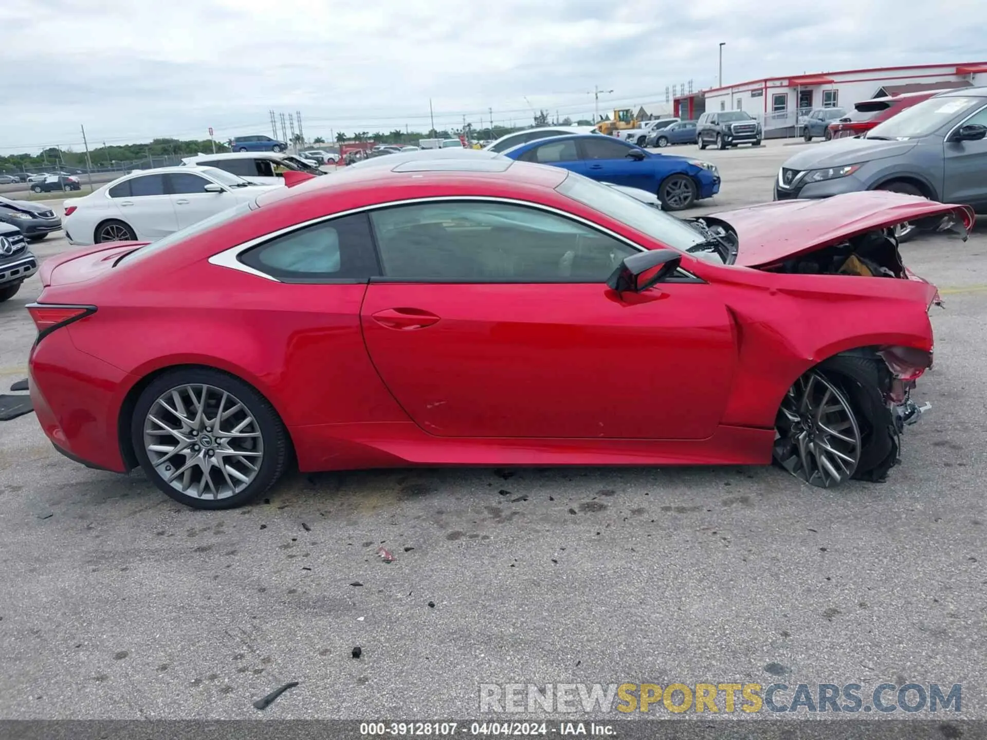 12 fotografías del automóvil dañado JTHHZ5BC5K5021685 LEXUS RC 350 2019