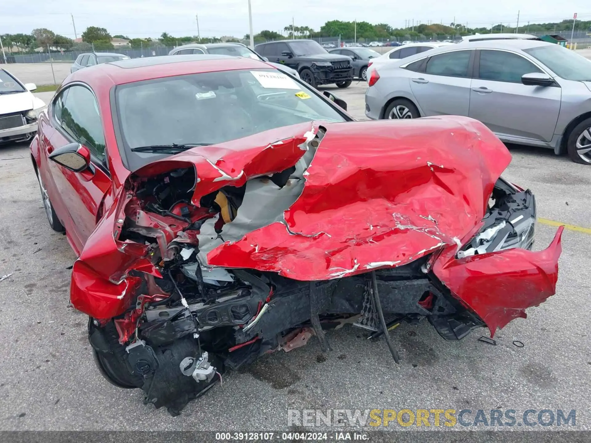 6 fotografías del automóvil dañado JTHHZ5BC5K5021685 LEXUS RC 350 2019