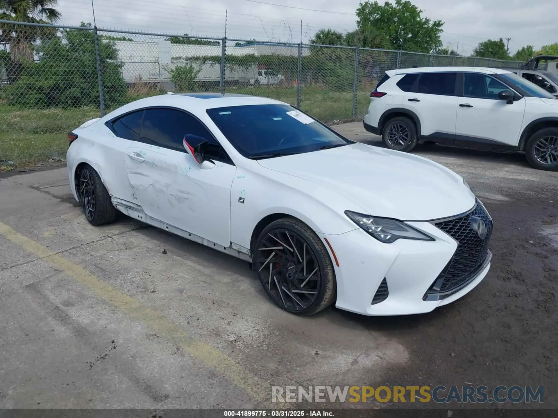 1 fotografías del automóvil dañado JTHHZ5BC7K5019694 LEXUS RC 350 2019
