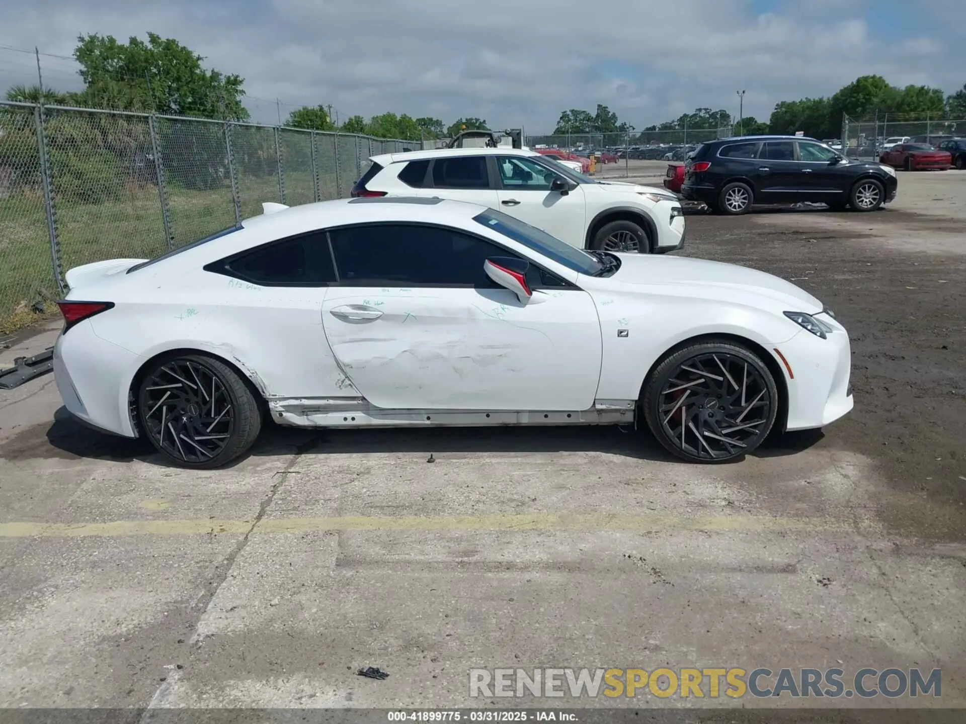 6 fotografías del automóvil dañado JTHHZ5BC7K5019694 LEXUS RC 350 2019