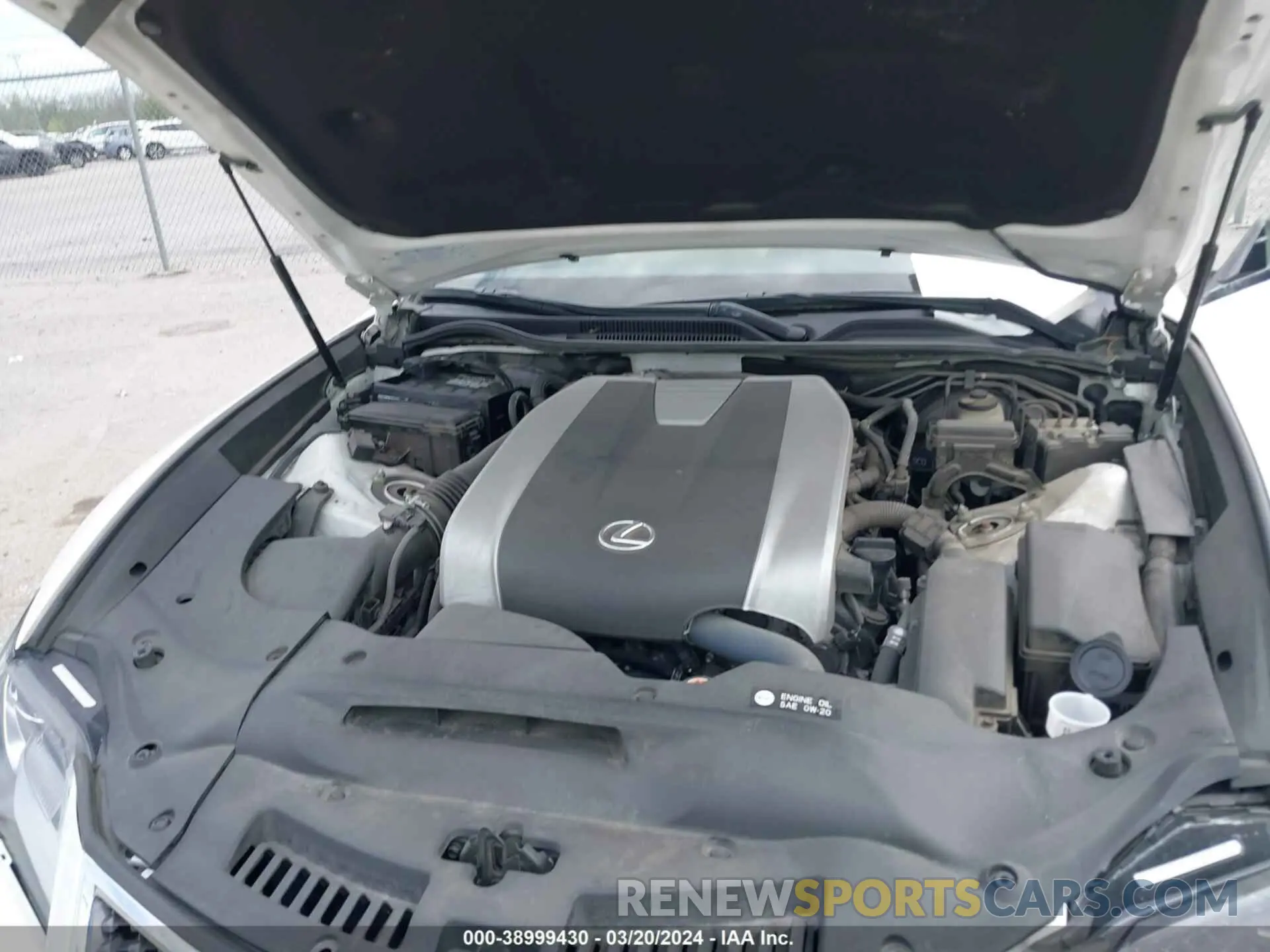 10 fotografías del automóvil dañado JTHHZ5BC7K5020487 LEXUS RC 350 2019