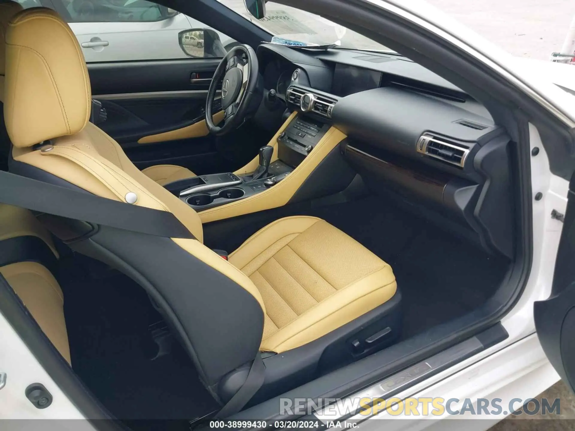 5 fotografías del automóvil dañado JTHHZ5BC7K5020487 LEXUS RC 350 2019