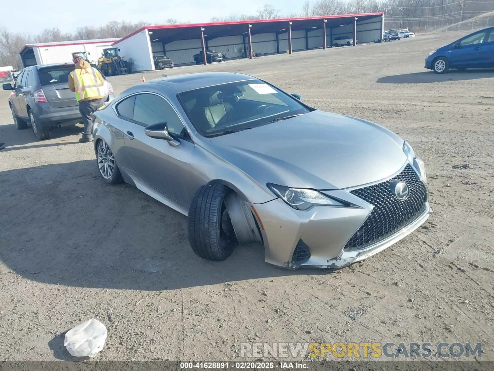 1 fotografías del automóvil dañado JTHHZ5BC8K5020322 LEXUS RC 350 2019