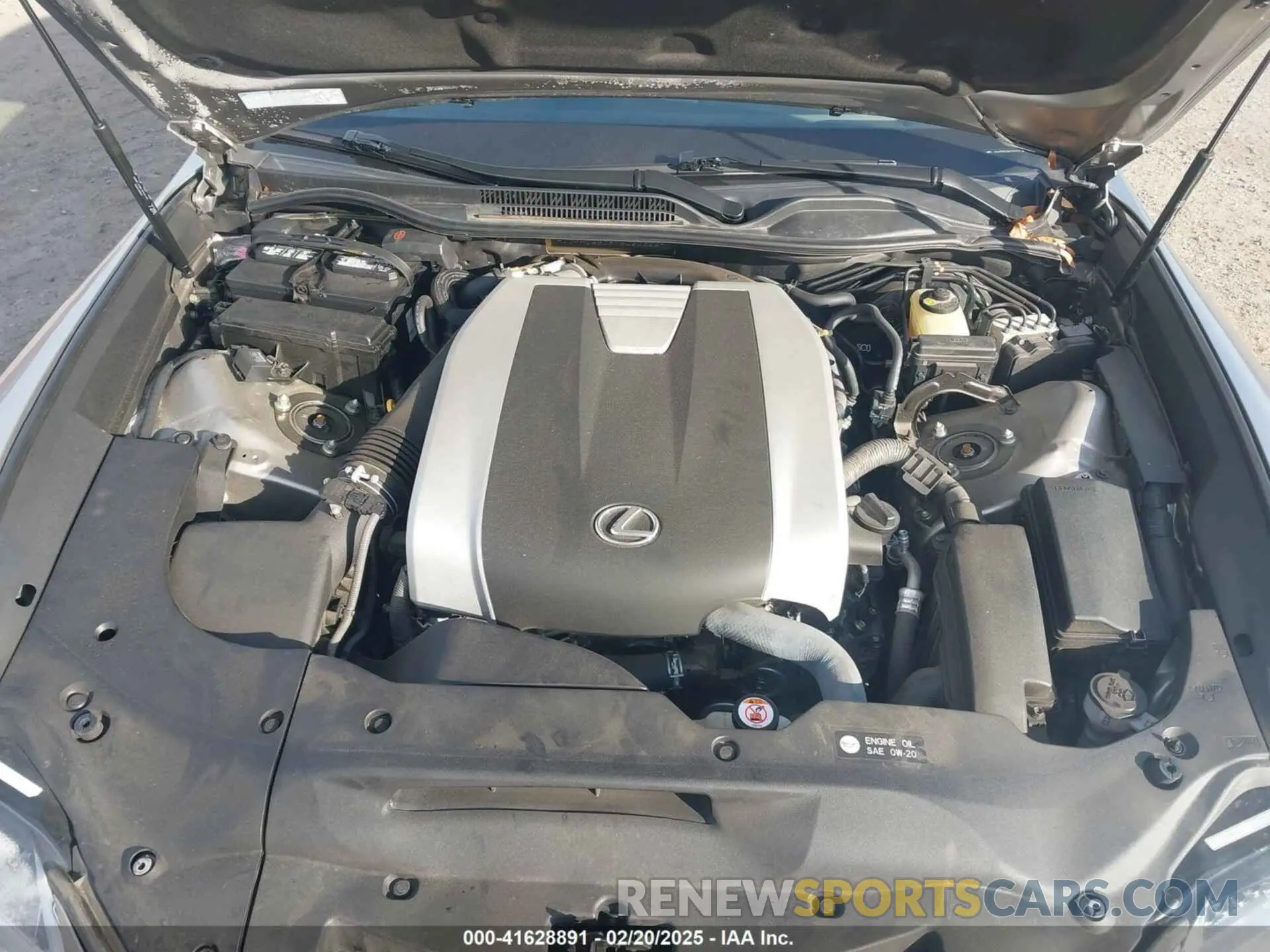 10 fotografías del automóvil dañado JTHHZ5BC8K5020322 LEXUS RC 350 2019