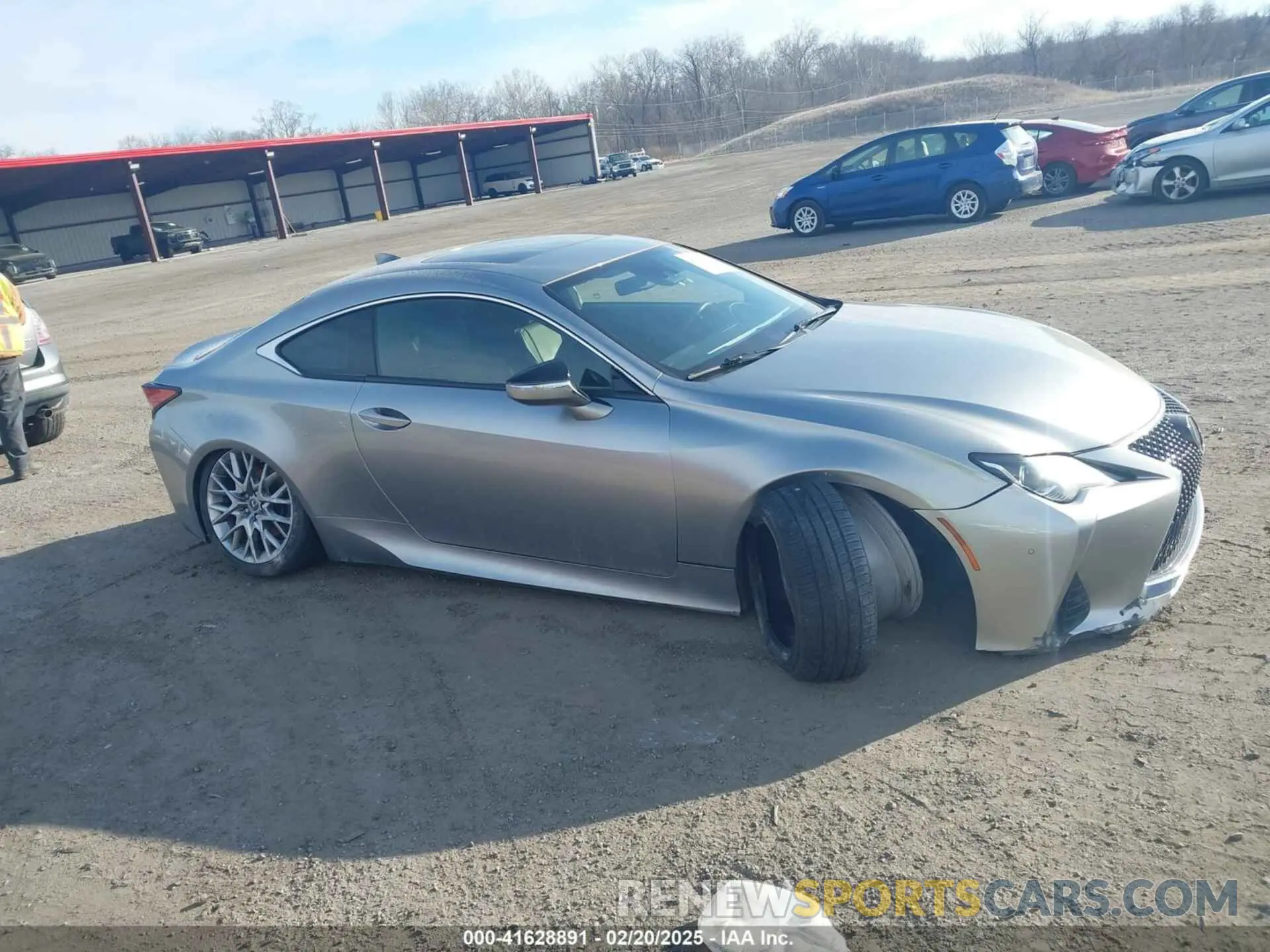 12 fotografías del automóvil dañado JTHHZ5BC8K5020322 LEXUS RC 350 2019