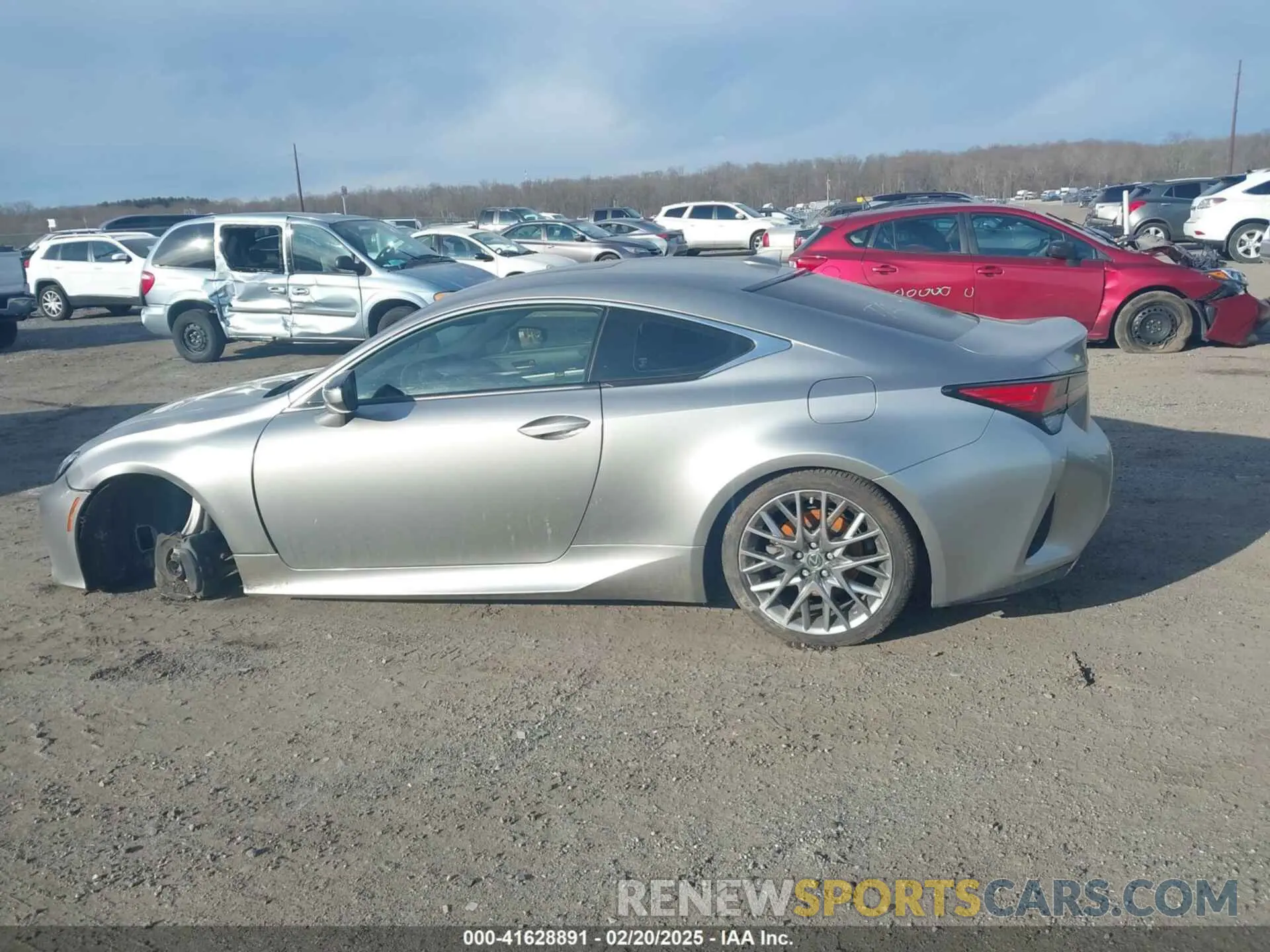 13 fotografías del automóvil dañado JTHHZ5BC8K5020322 LEXUS RC 350 2019