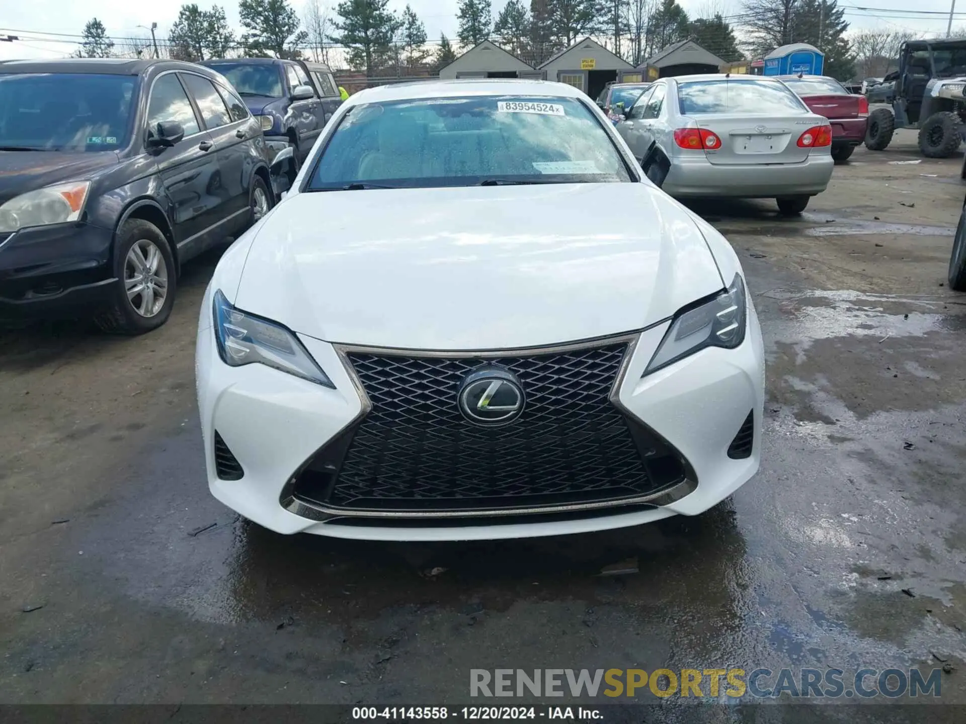 12 fotografías del automóvil dañado JTHHZ5BC8K5020479 LEXUS RC 350 2019