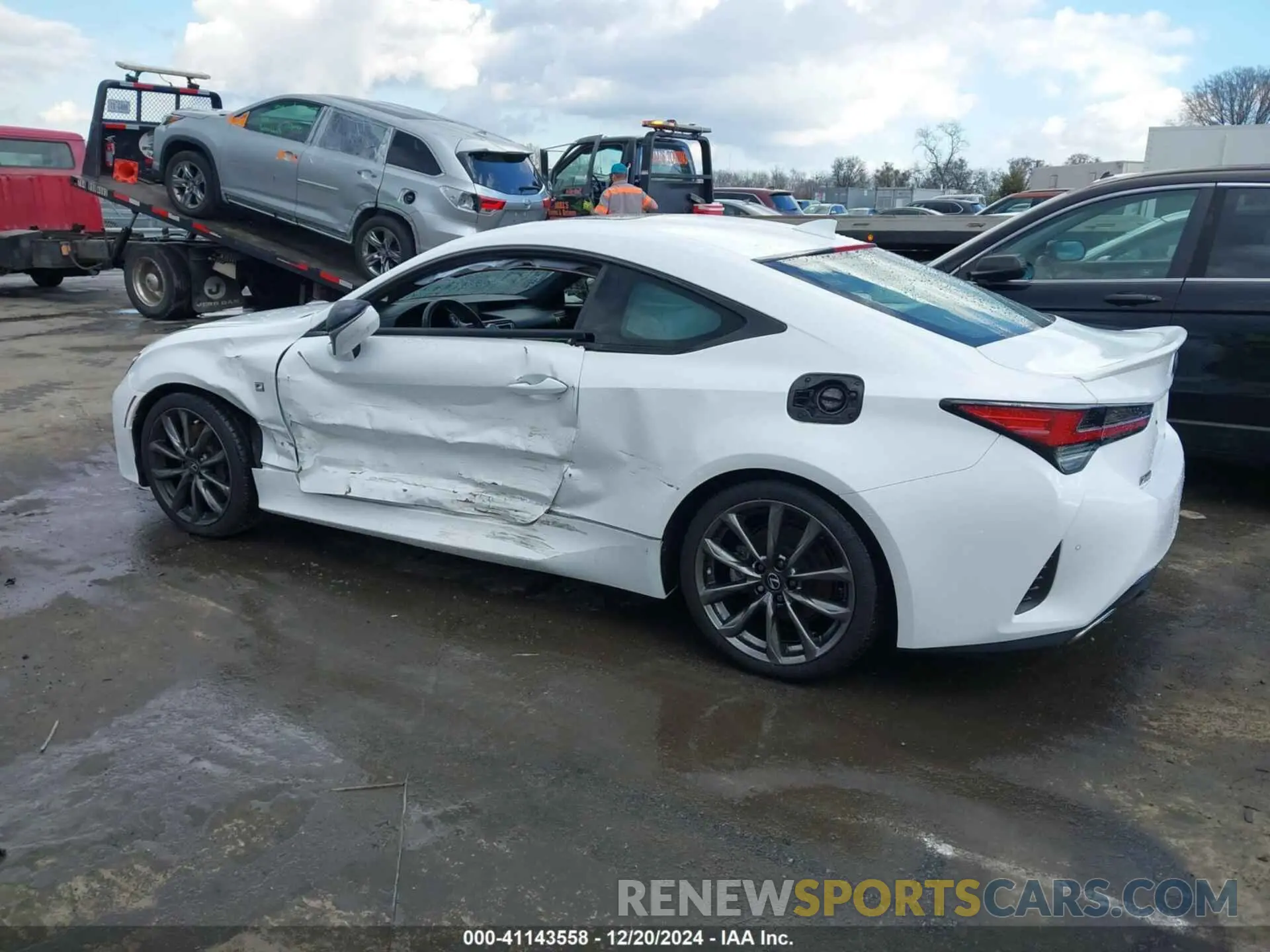 14 fotografías del automóvil dañado JTHHZ5BC8K5020479 LEXUS RC 350 2019