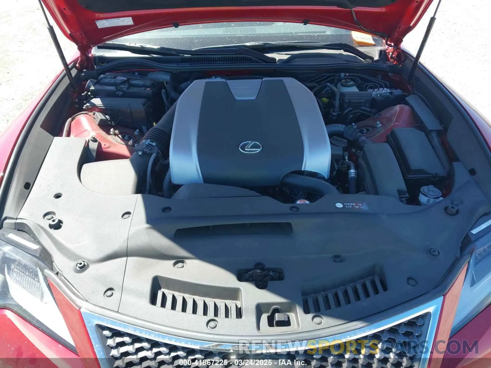 10 fotografías del automóvil dañado JTHHZ5BC8K5021583 LEXUS RC 350 2019