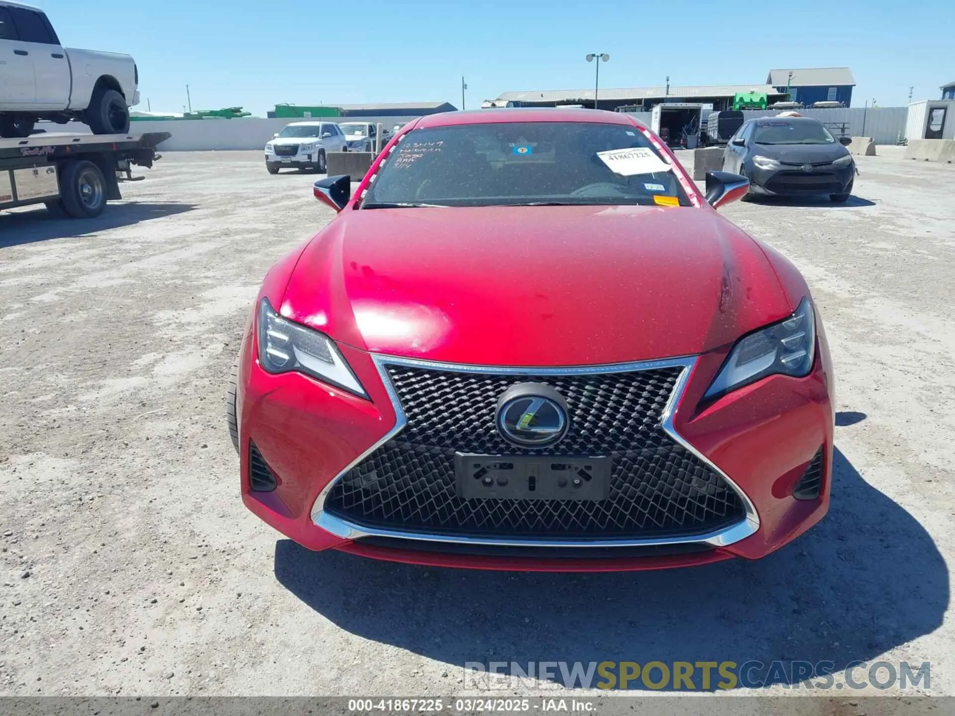 12 fotografías del automóvil dañado JTHHZ5BC8K5021583 LEXUS RC 350 2019