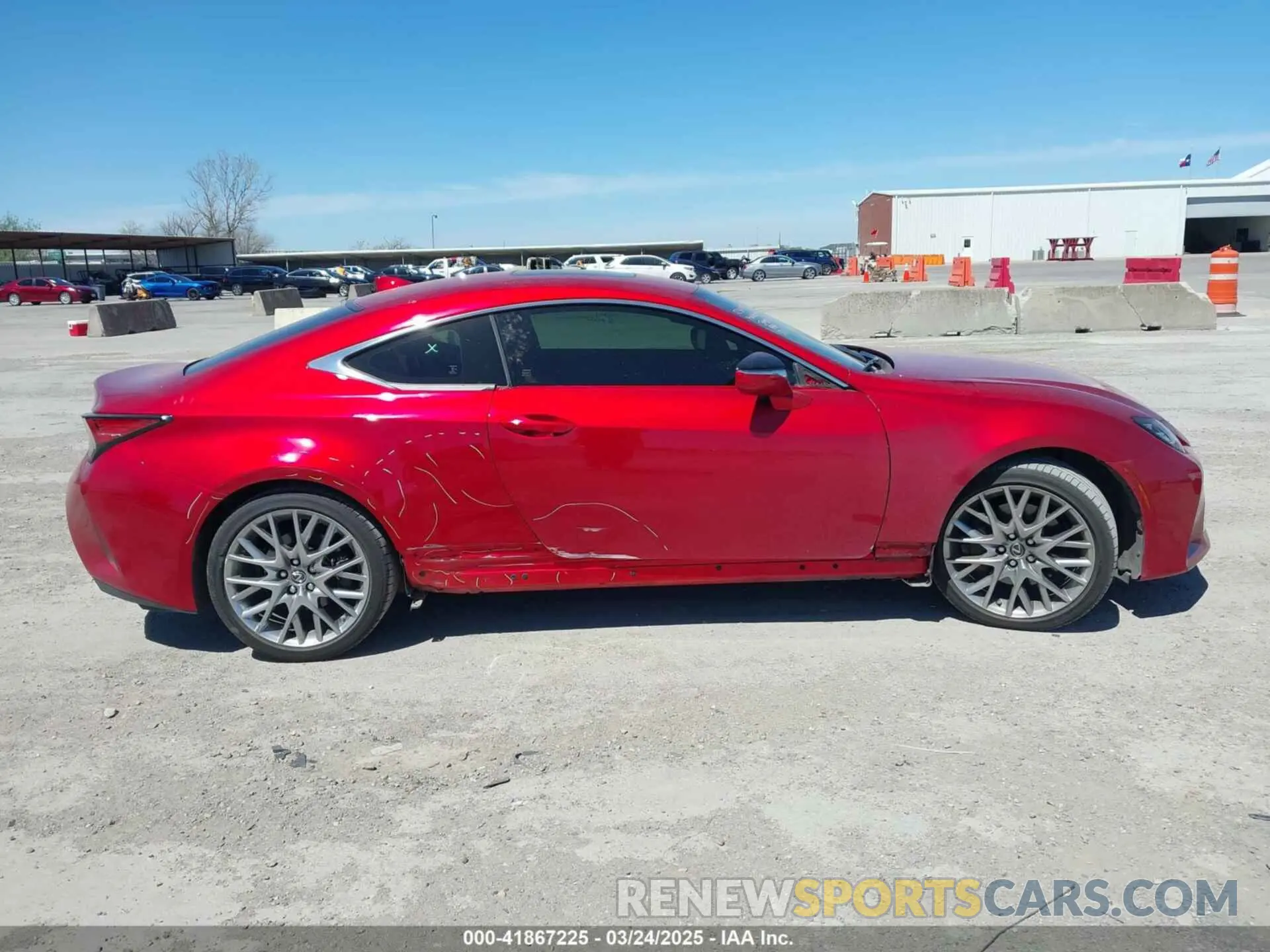 13 fotografías del automóvil dañado JTHHZ5BC8K5021583 LEXUS RC 350 2019