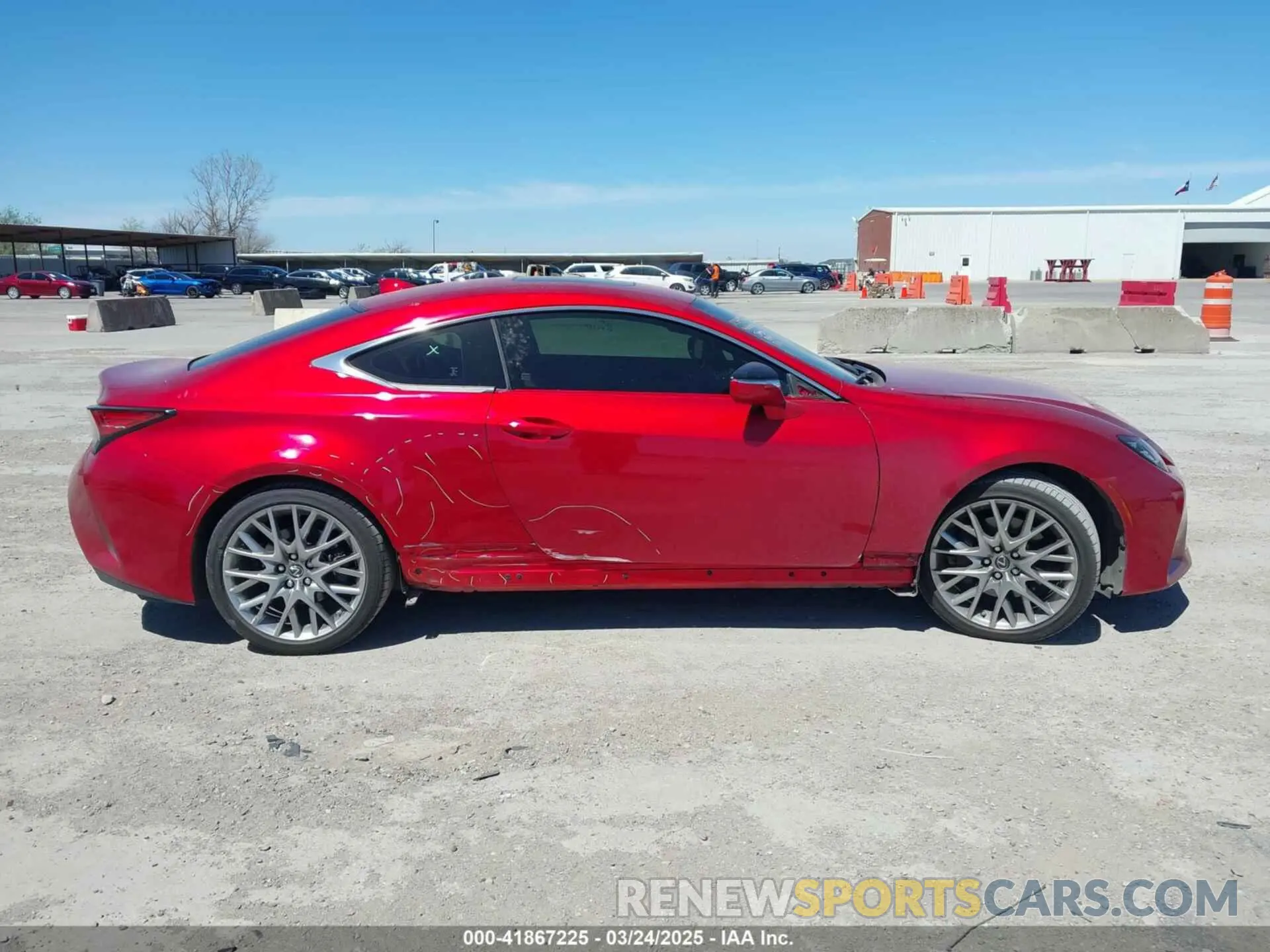 6 fotografías del automóvil dañado JTHHZ5BC8K5021583 LEXUS RC 350 2019
