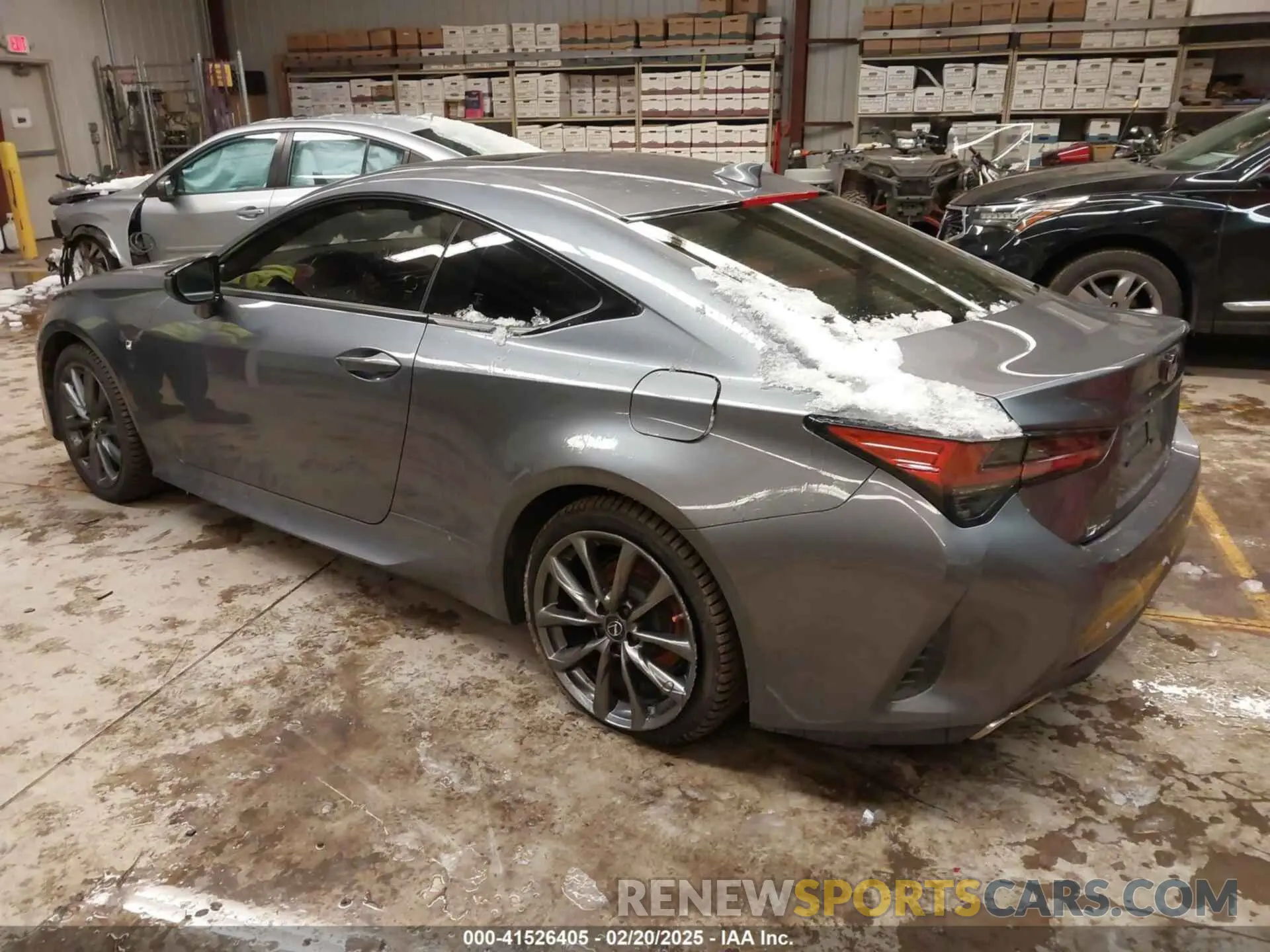 3 fotografías del automóvil dañado JTHSZ5BC8K5009651 LEXUS RC 350 2019