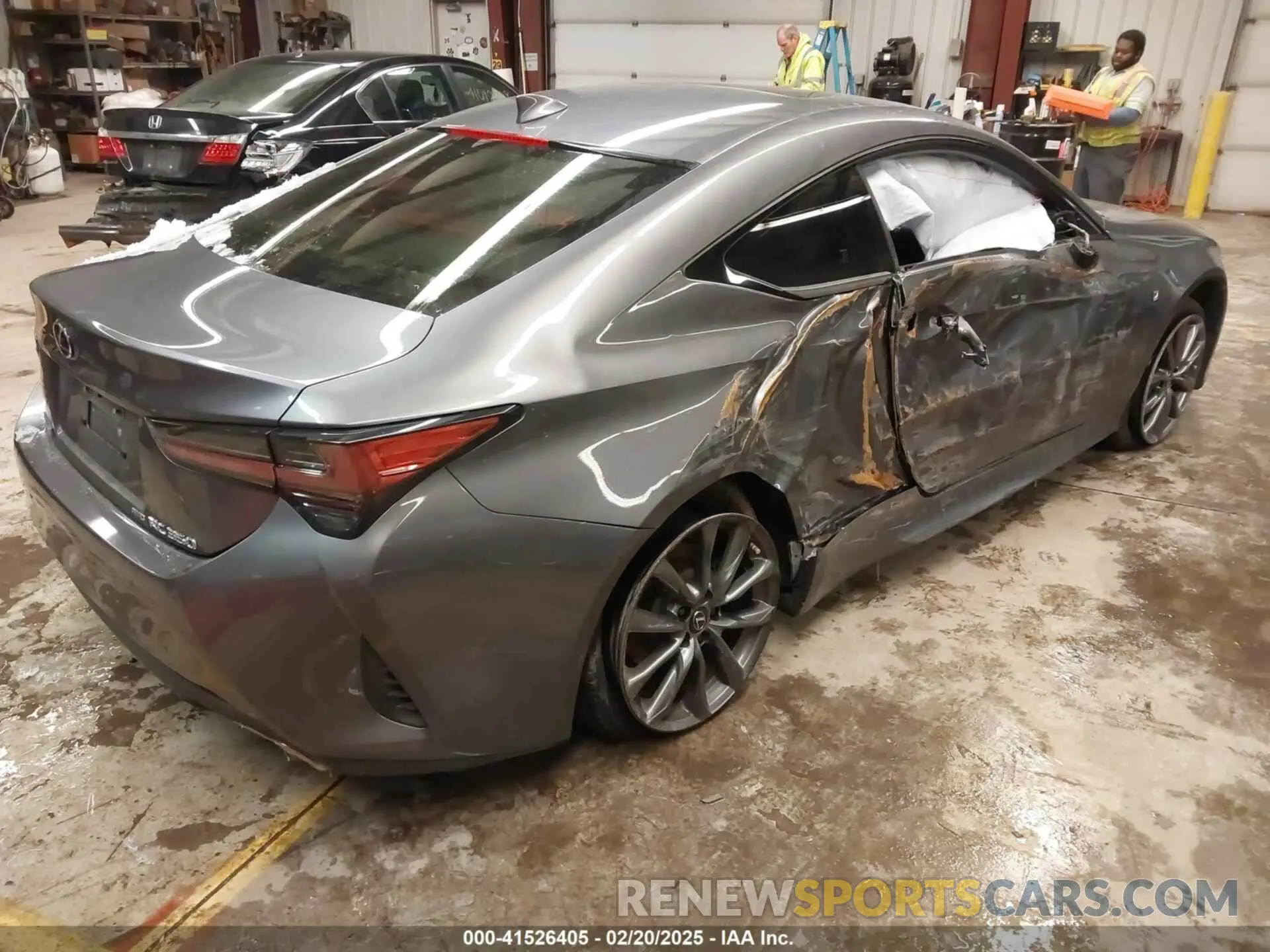 4 fotografías del automóvil dañado JTHSZ5BC8K5009651 LEXUS RC 350 2019