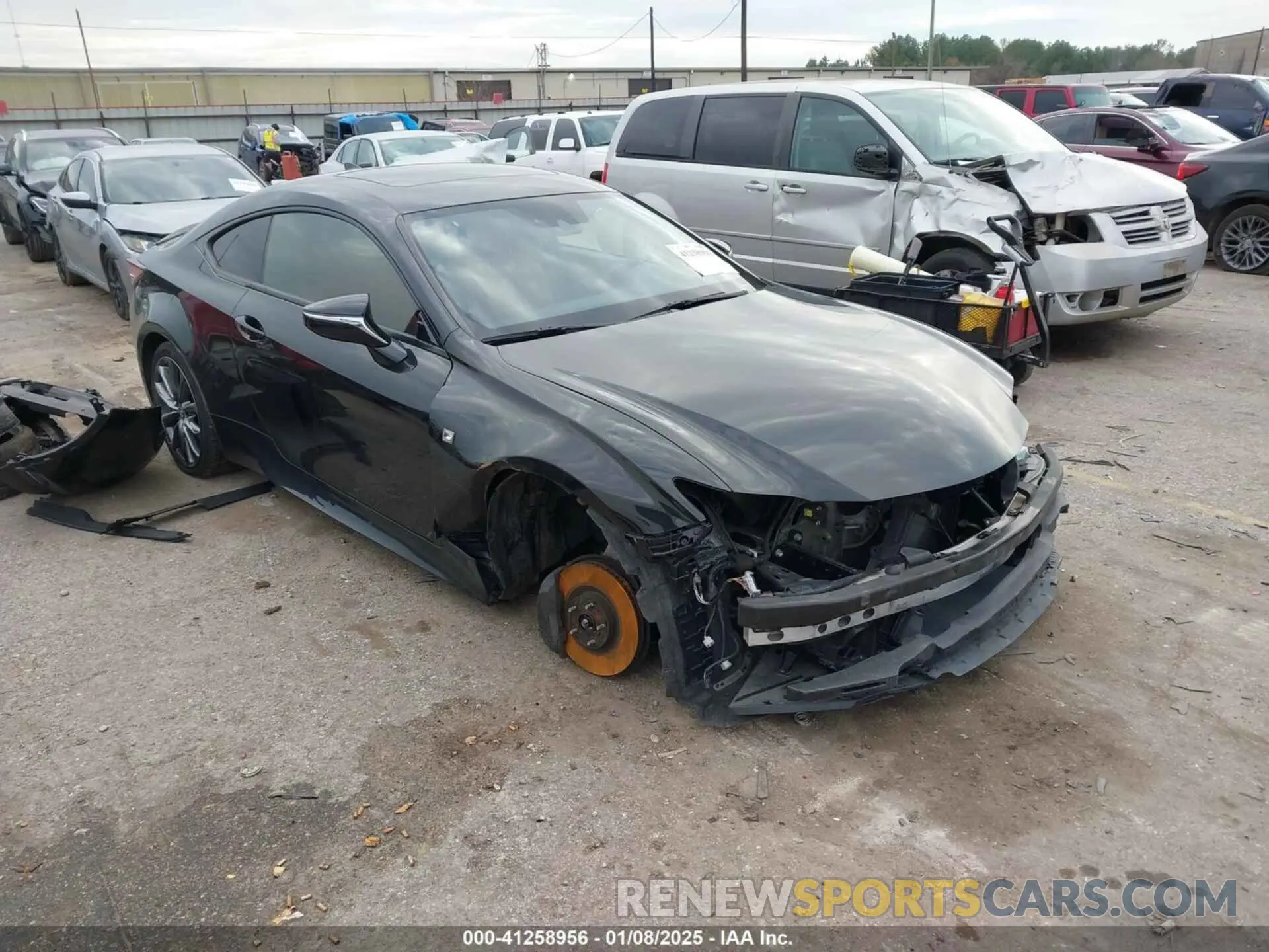 1 fotografías del automóvil dañado JTHGZ5DC9L5010005 LEXUS RC 350 2020