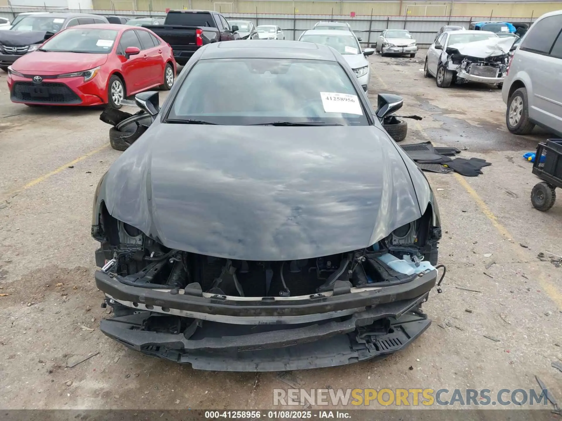 13 fotografías del automóvil dañado JTHGZ5DC9L5010005 LEXUS RC 350 2020