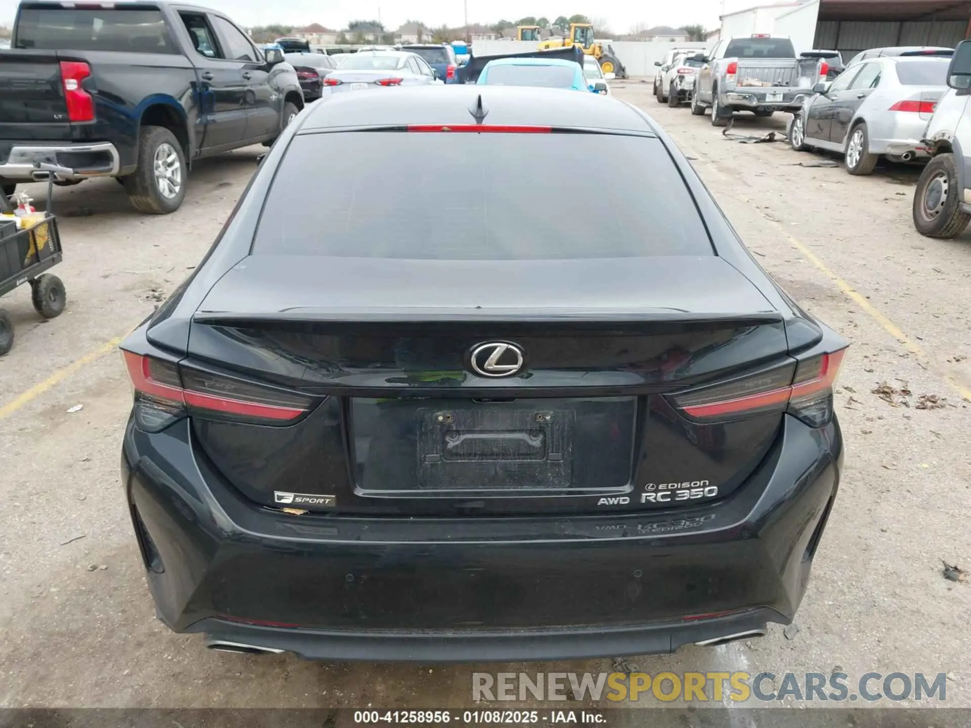 17 fotografías del automóvil dañado JTHGZ5DC9L5010005 LEXUS RC 350 2020