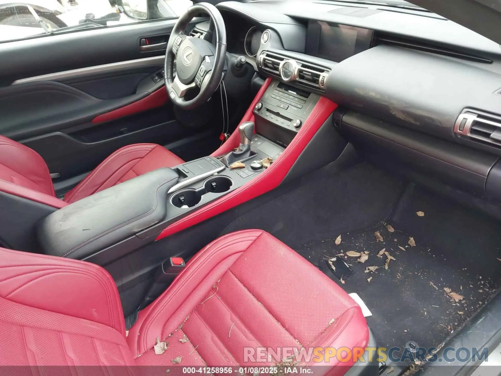 5 fotografías del automóvil dañado JTHGZ5DC9L5010005 LEXUS RC 350 2020