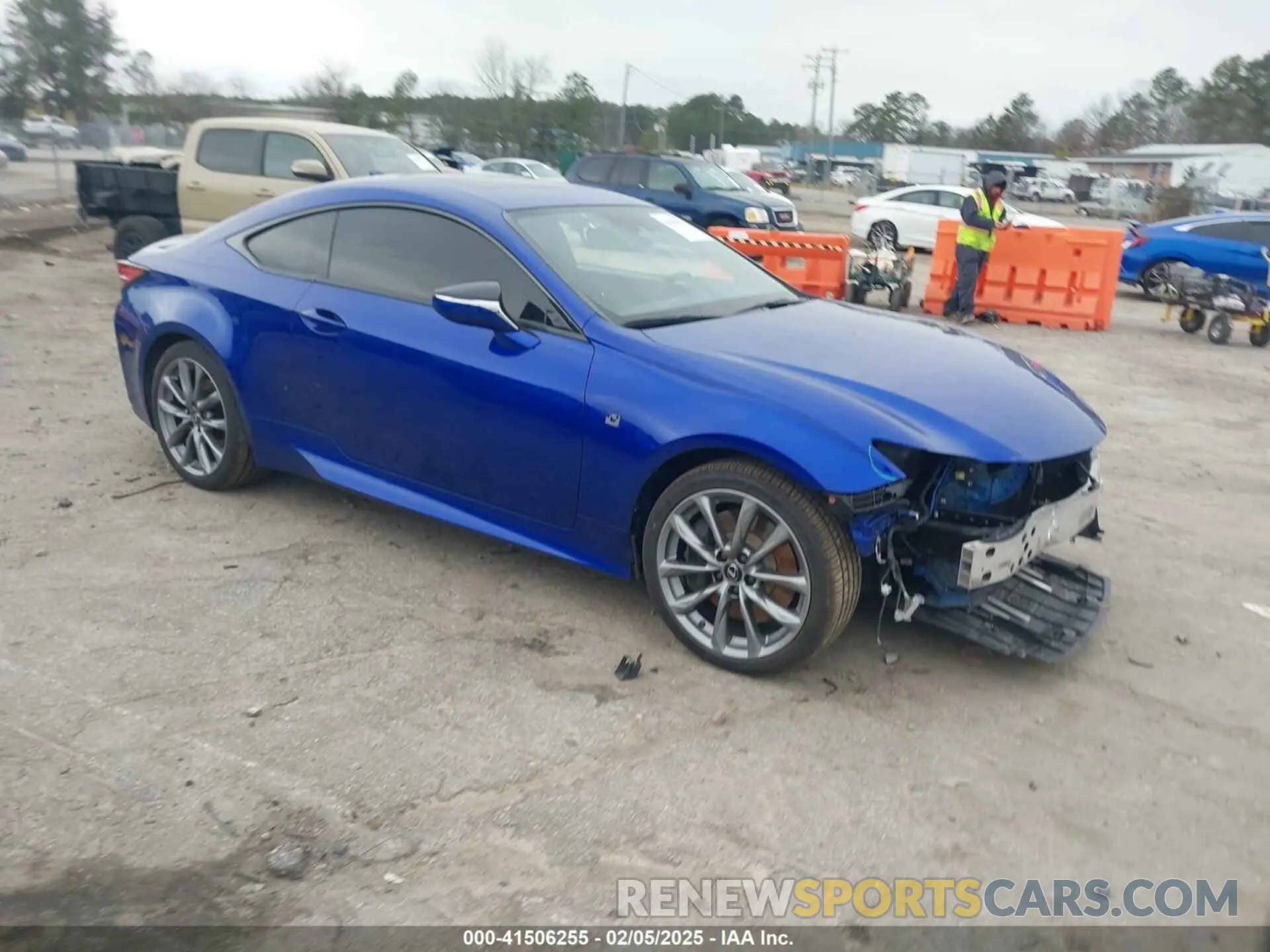 1 fotografías del automóvil dañado JTHGZ5BC8M5023297 LEXUS RC 350 2021