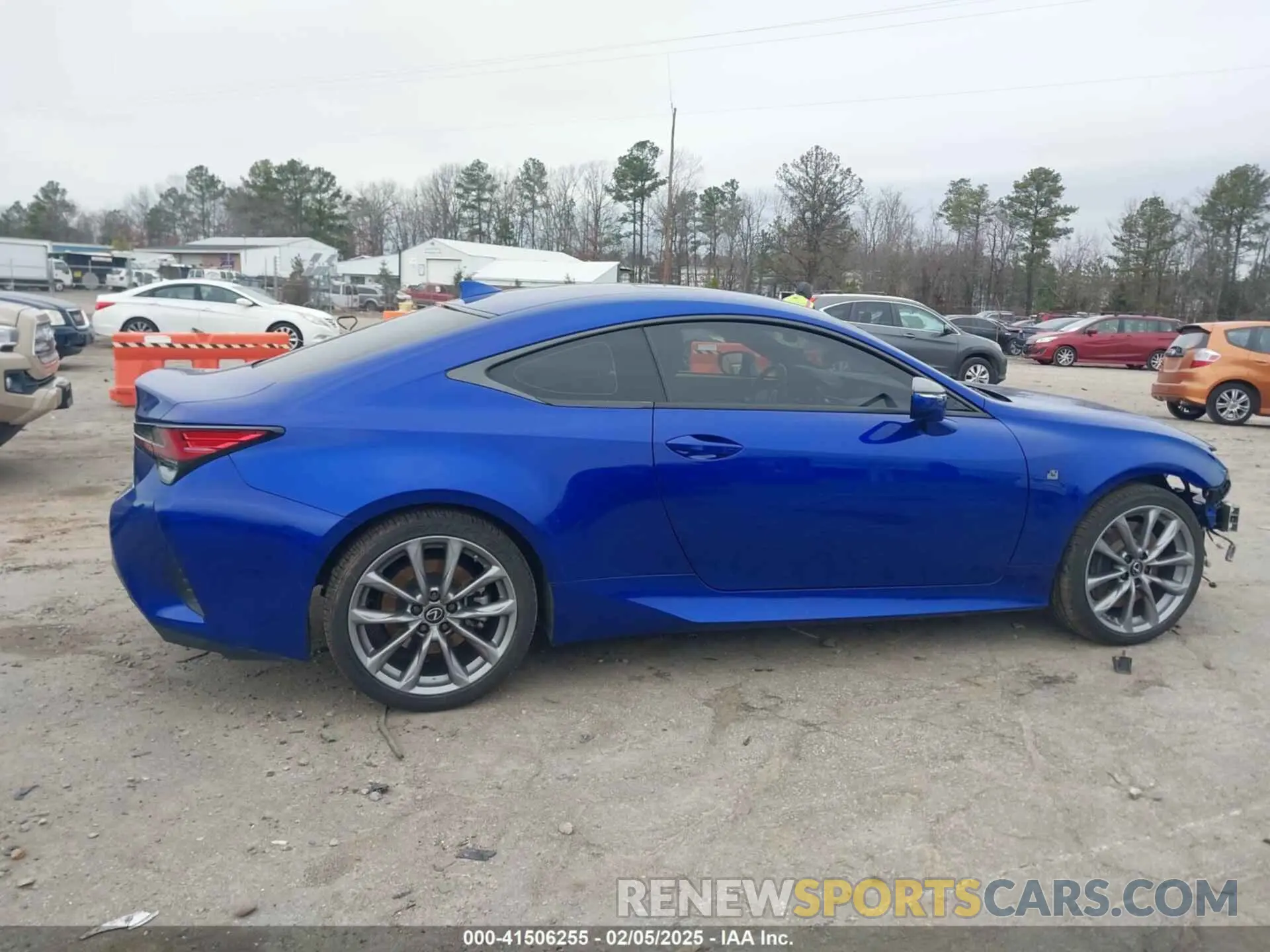 14 fotografías del automóvil dañado JTHGZ5BC8M5023297 LEXUS RC 350 2021