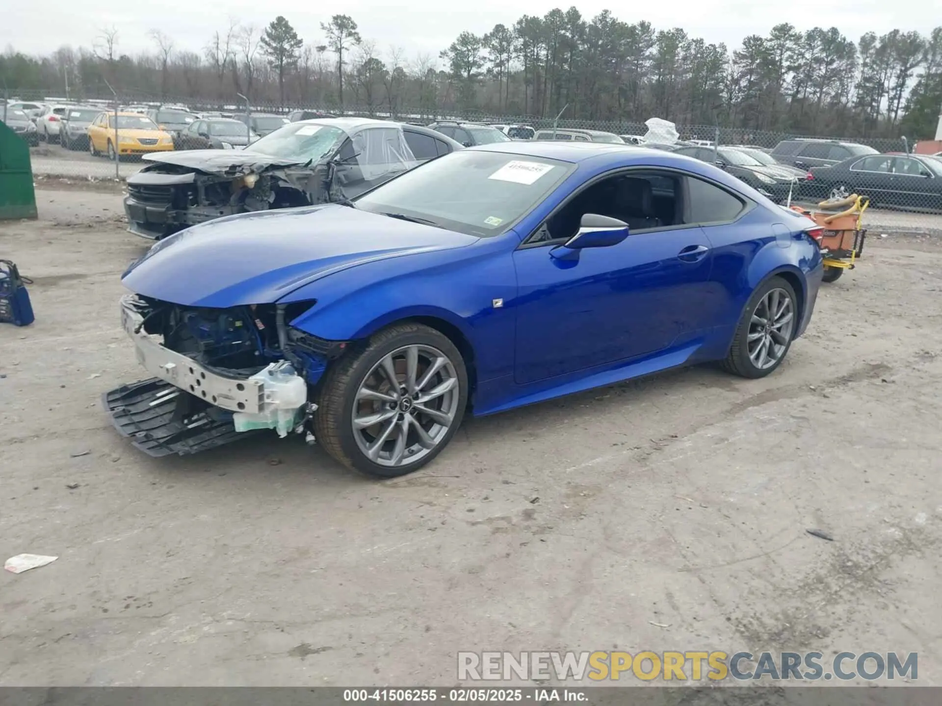 2 fotografías del automóvil dañado JTHGZ5BC8M5023297 LEXUS RC 350 2021