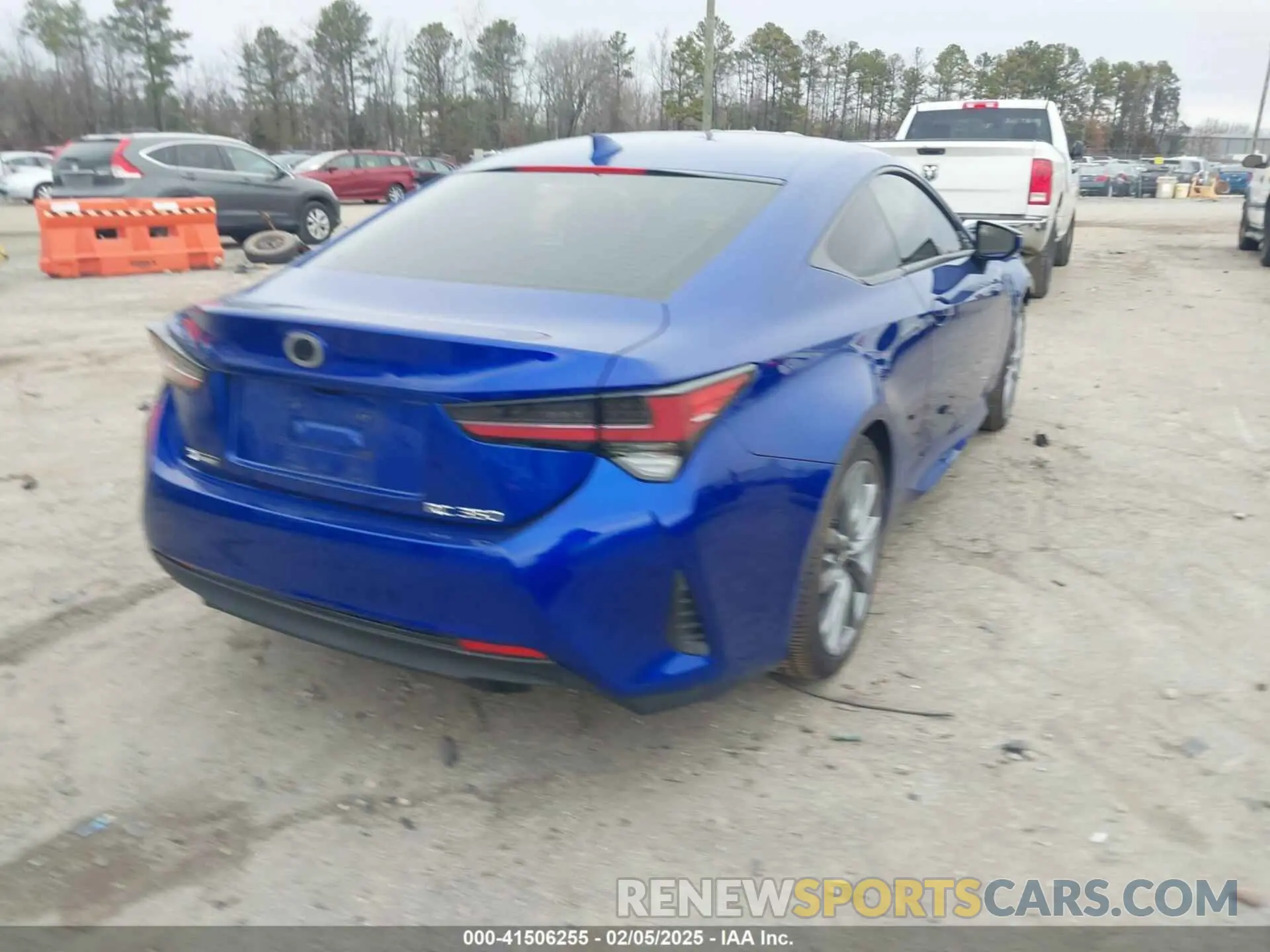 4 fotografías del automóvil dañado JTHGZ5BC8M5023297 LEXUS RC 350 2021